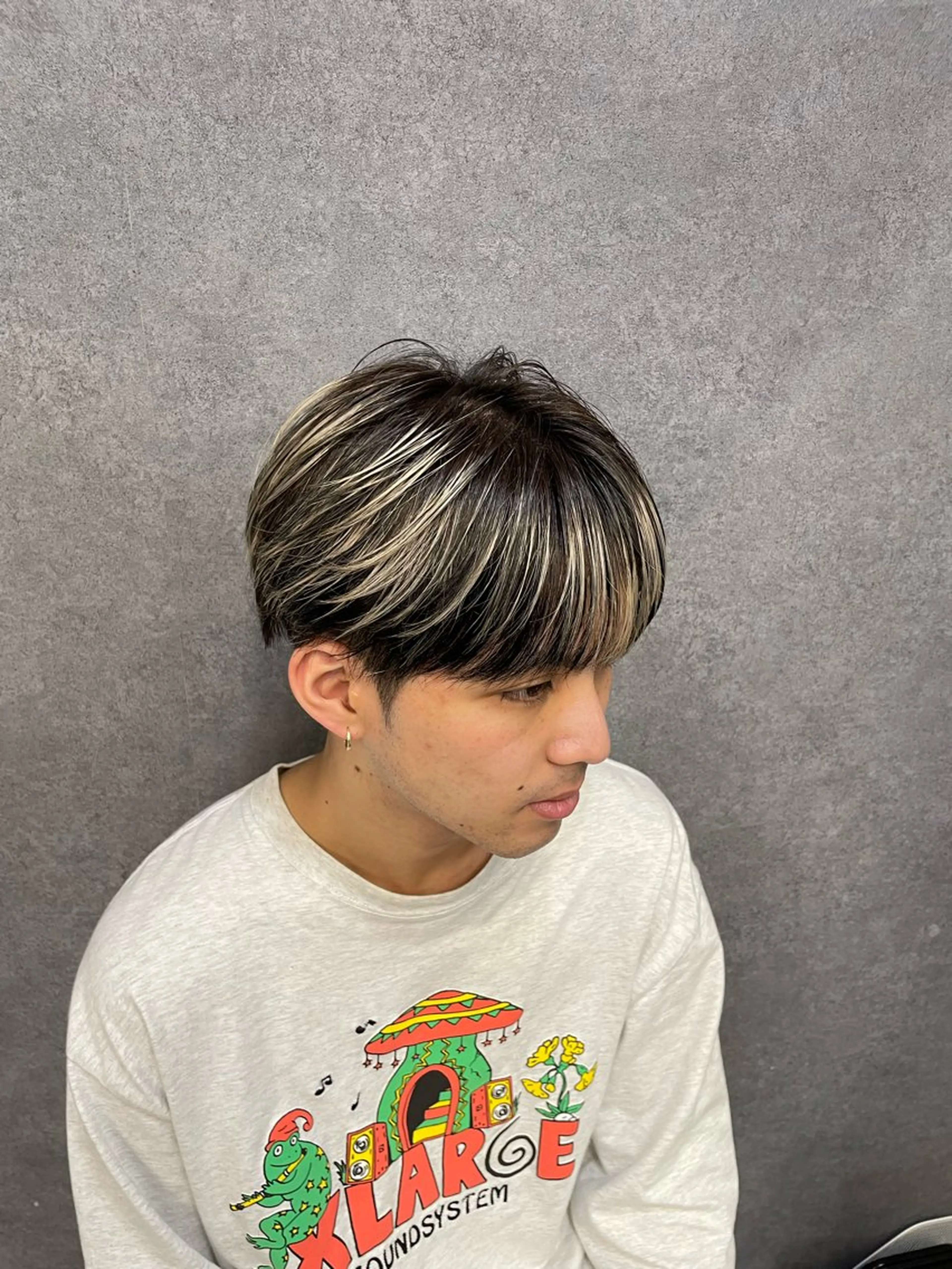 パーマ メンズ カマタ ハルキのヘアスタイル