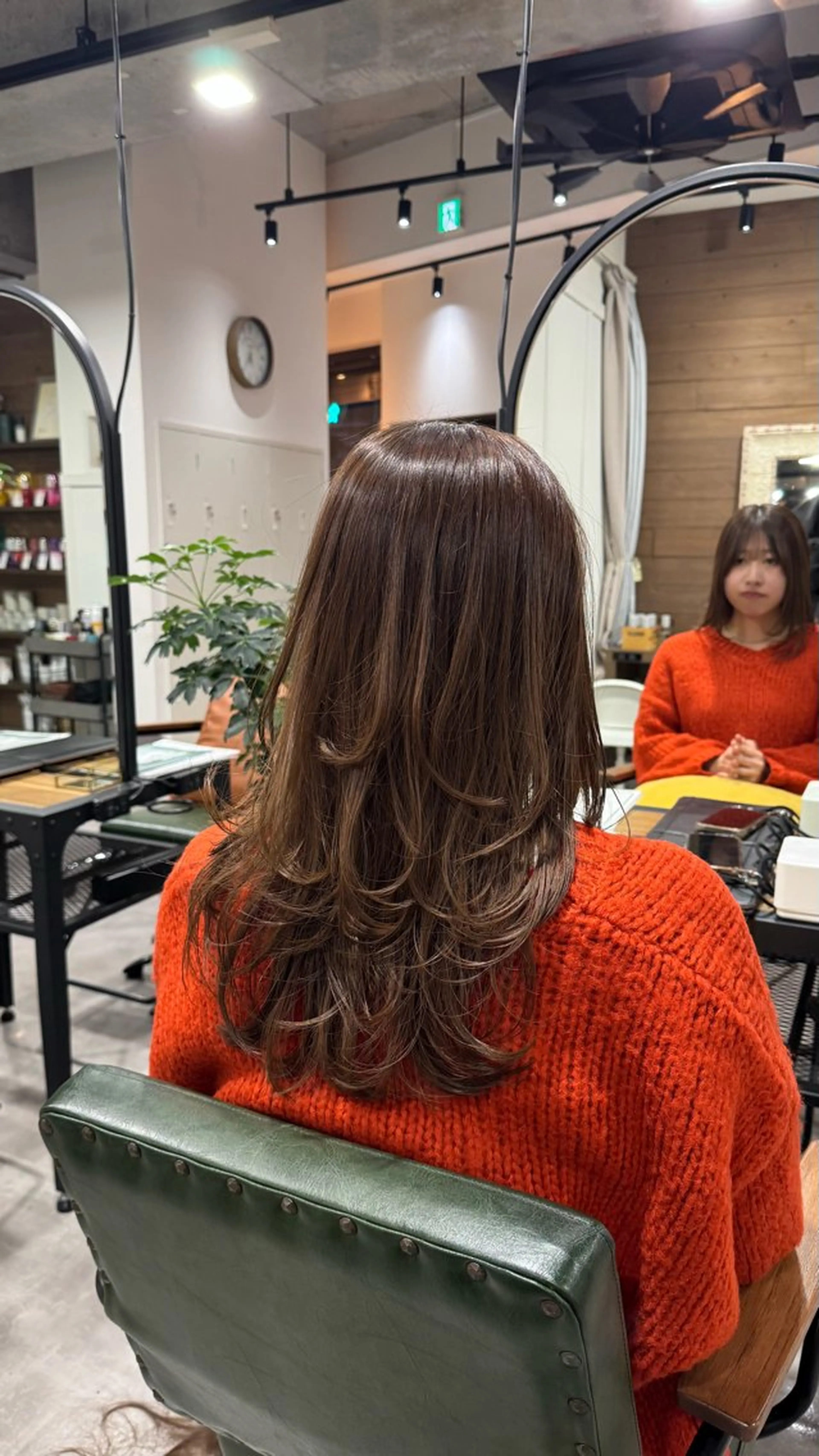 セミロング カット ヘアカラー 平尾/艶カラー/ アッシュ系/中川誠大のヘアスタイル