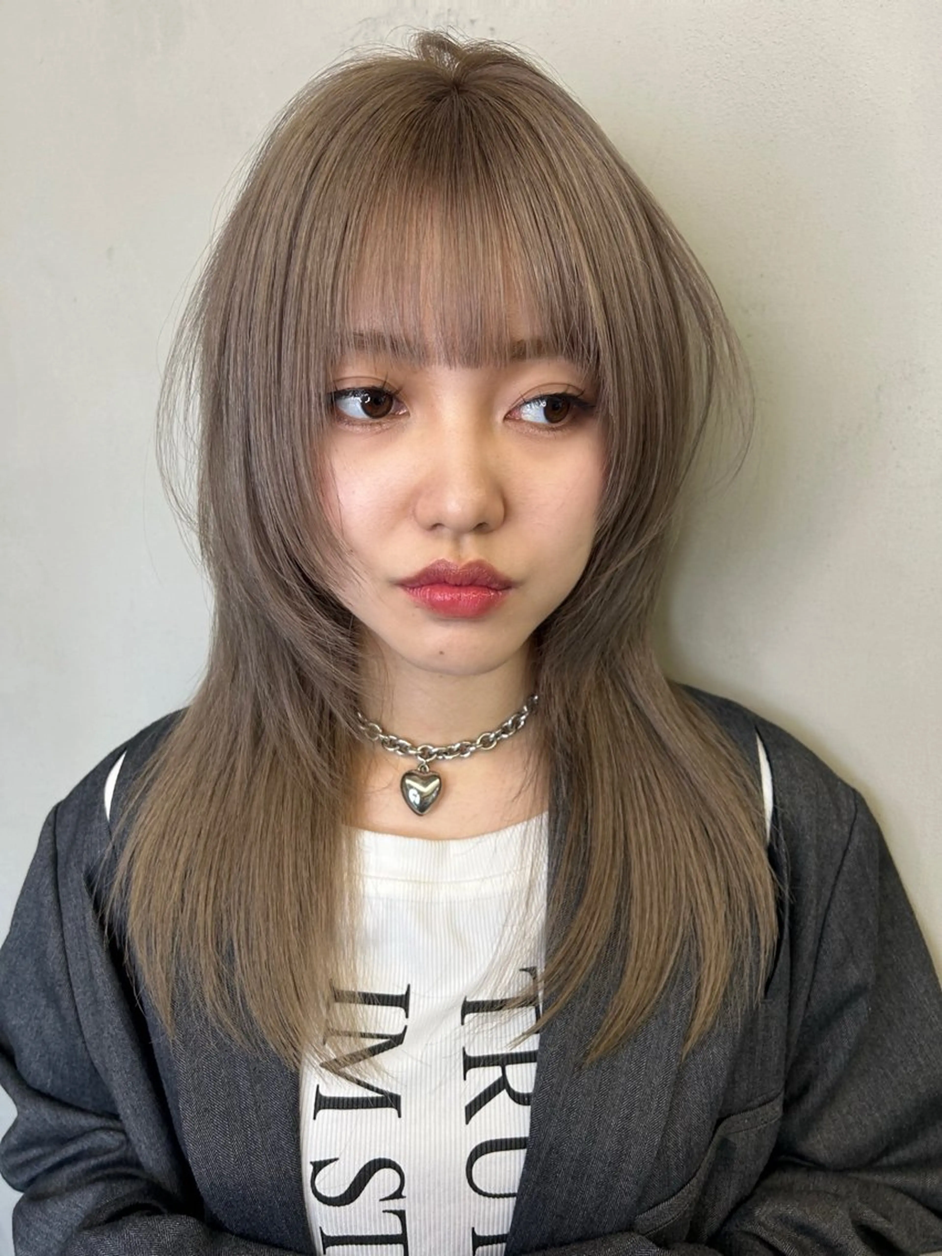 ロング カラー カット ヘアカラー トリートメント Haru/THREE …by velvetのヘアスタイル