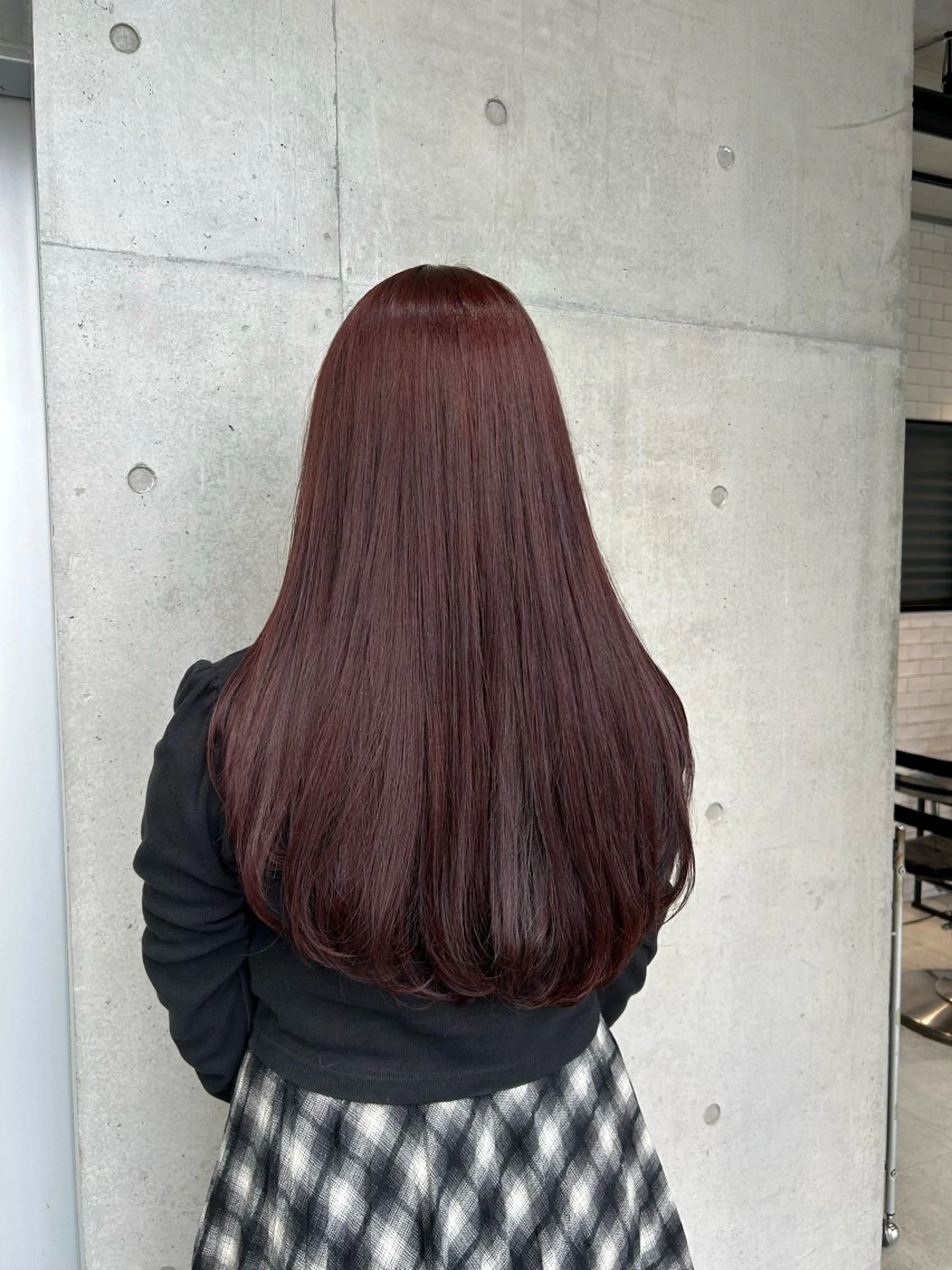 ロング カラー ヘアアレンジ カット ヘアカラー トリートメント ボブ艶モテカラー🫧 カリンのヘアスタイル