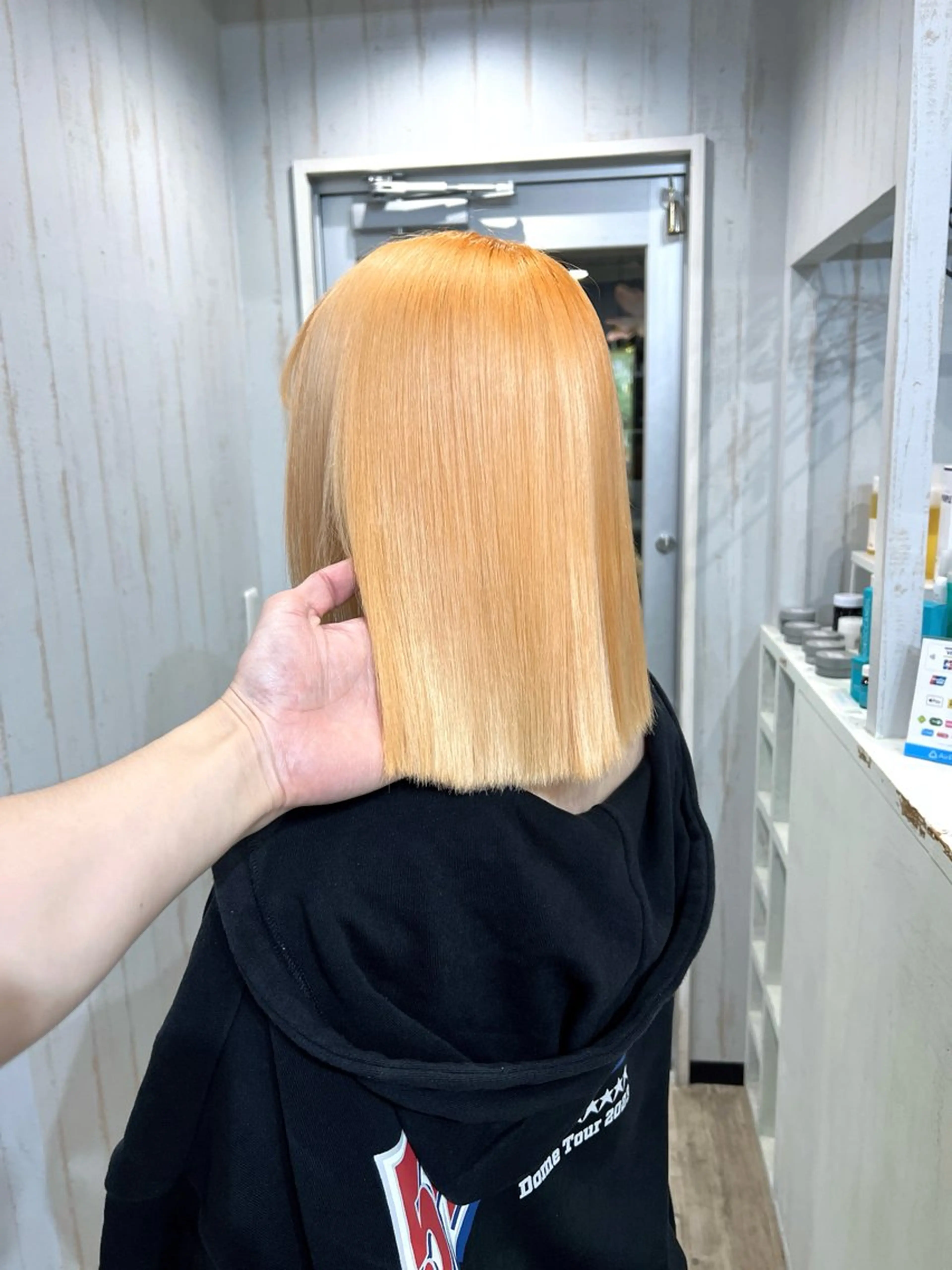 ミディアム カット ヘアカラー トリートメント 艶髪/ハイトーン特化 店長/SHOHEIのヘアスタイル