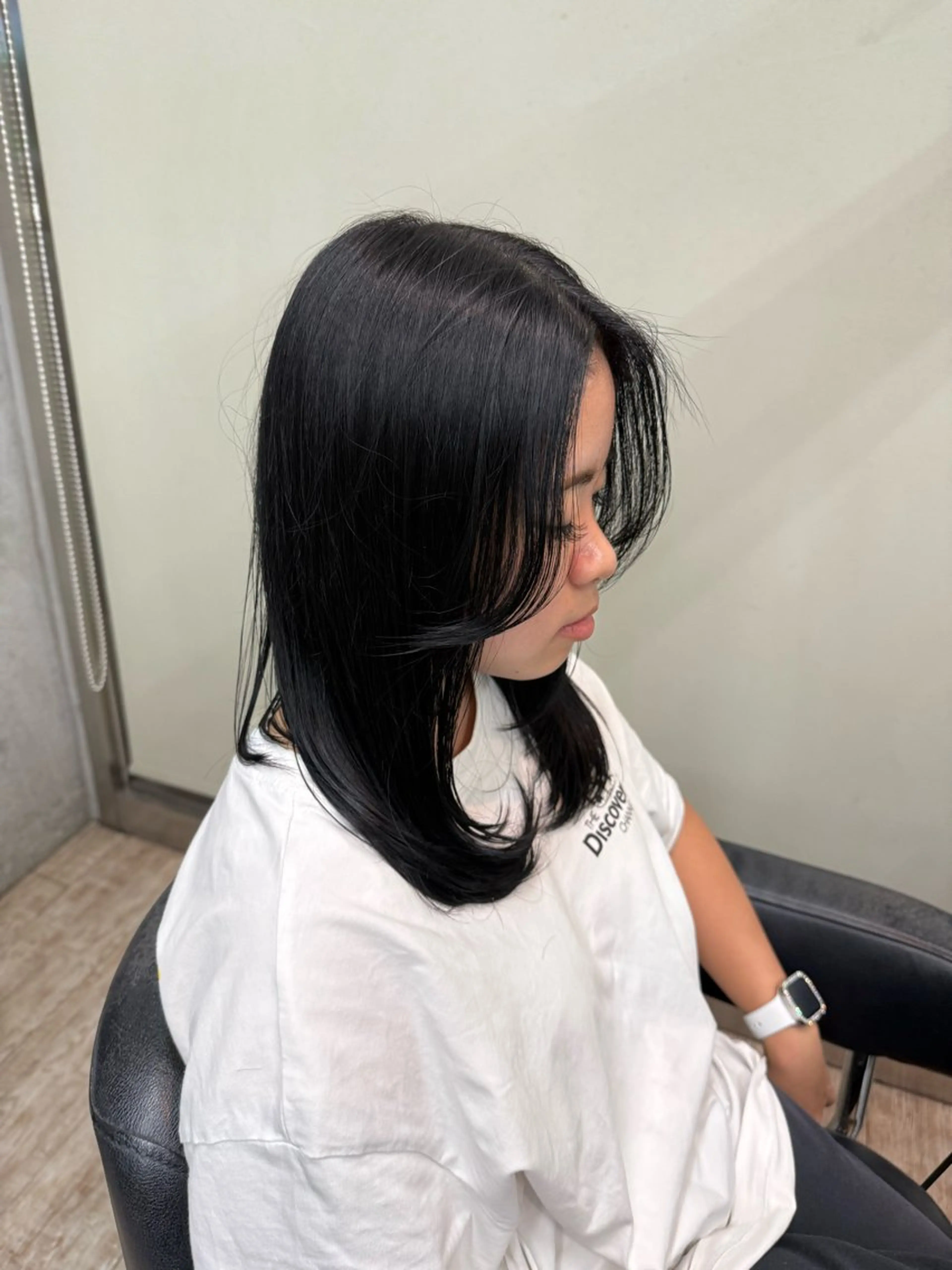 セミロング 濱島 楓佳のヘアスタイル