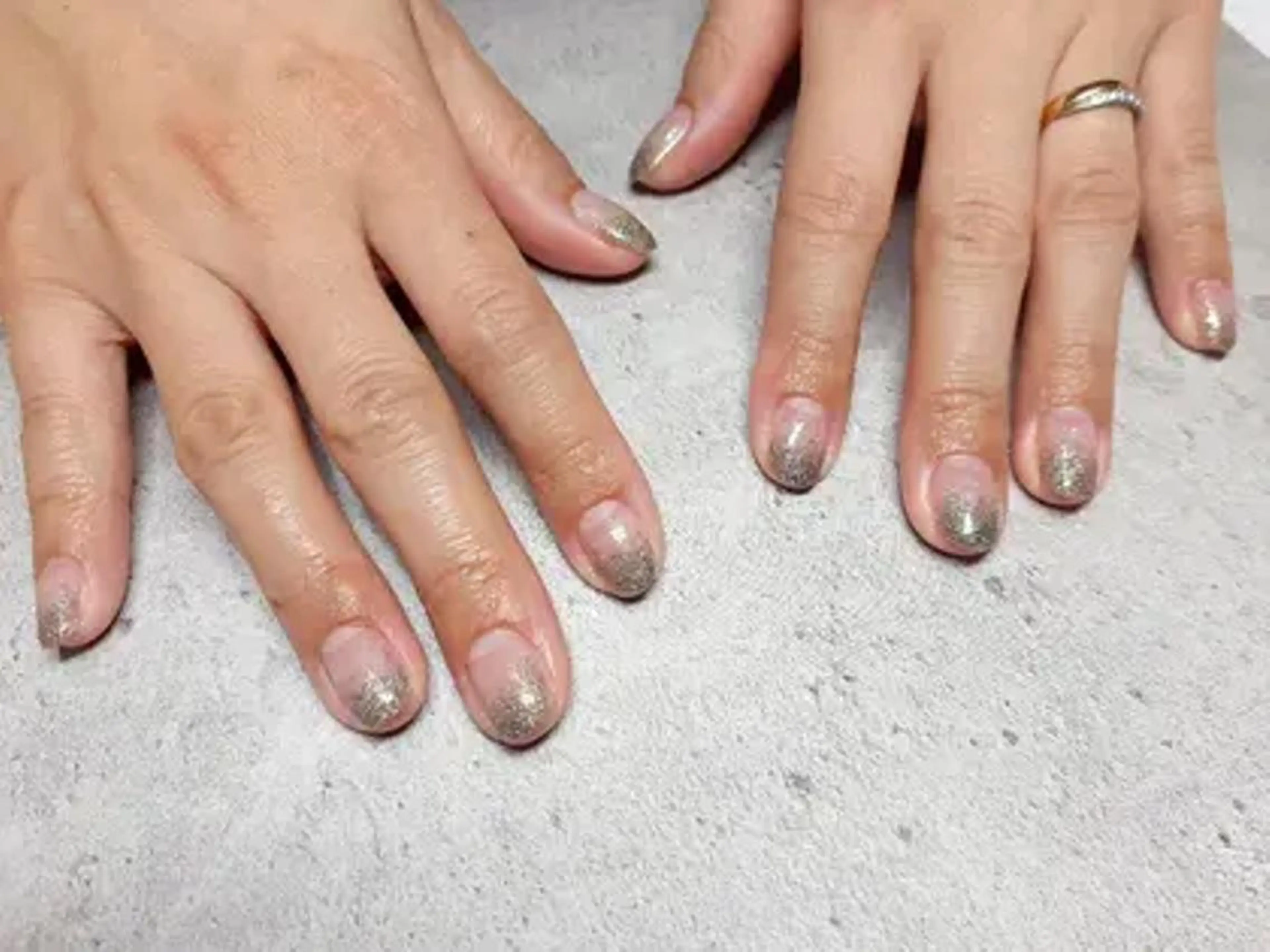 ネイル ラメ(グリッター) ラメグラデーション ハンドネイル キャンアイドレッシー 宇都宮店のネイルデザイン