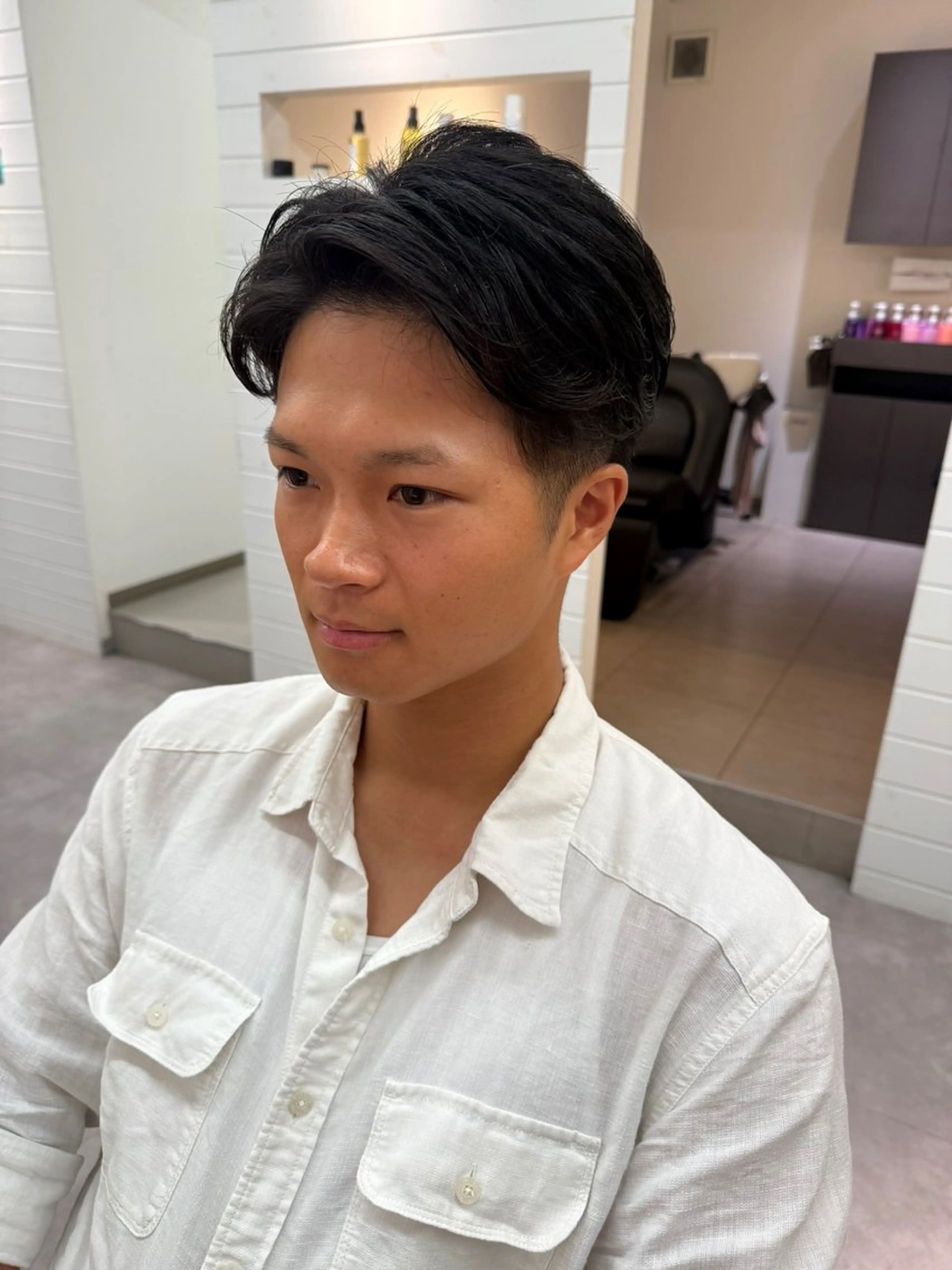 カット+メンズニュアンスパーマの写真