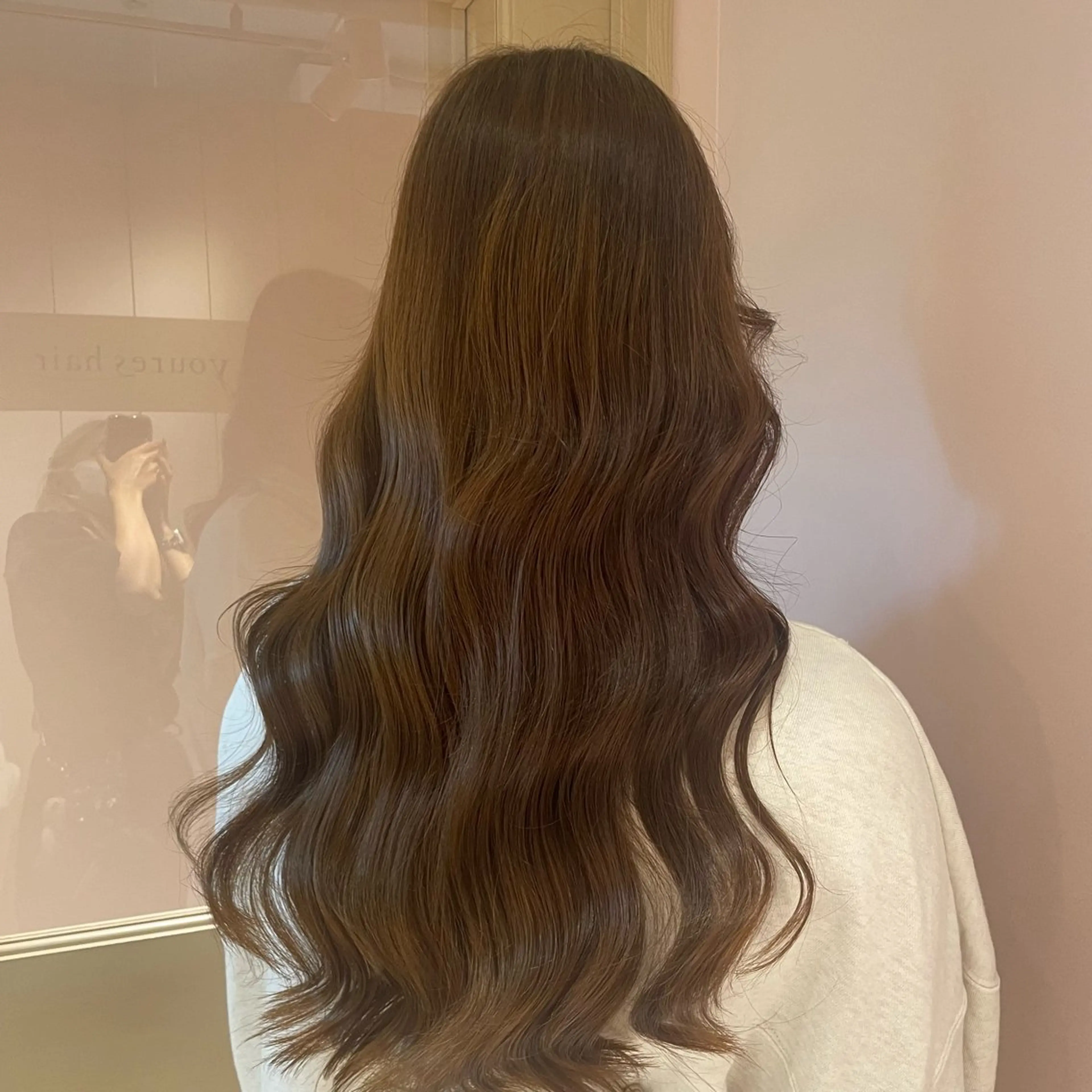 ロング ヘアカラー トリートメント ヘッドスパ マホ/日吉/髪質改善 /レイヤー/ガーリーのヘアスタイル