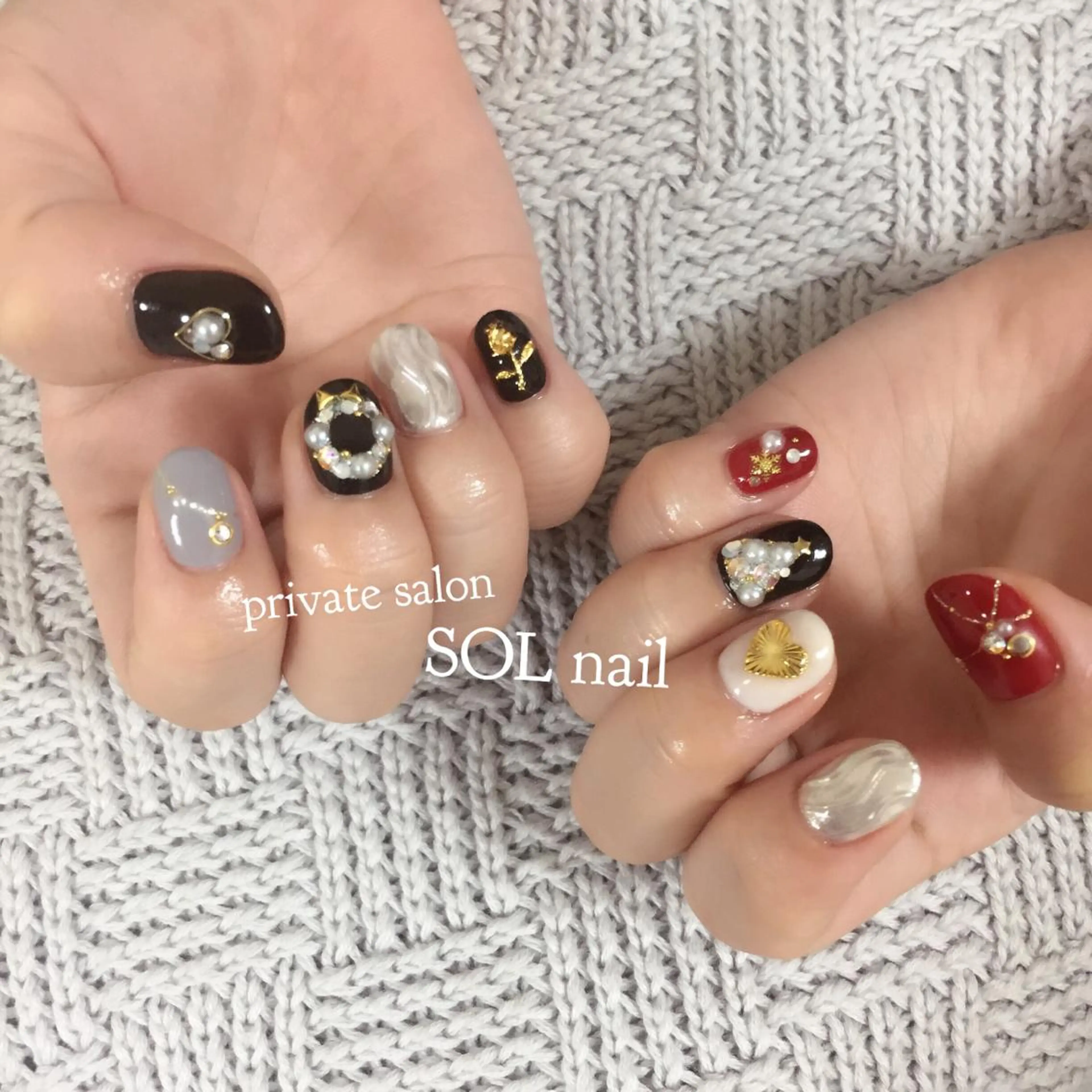 ネイル ハンドネイル SOL NAILのネイルデザイン