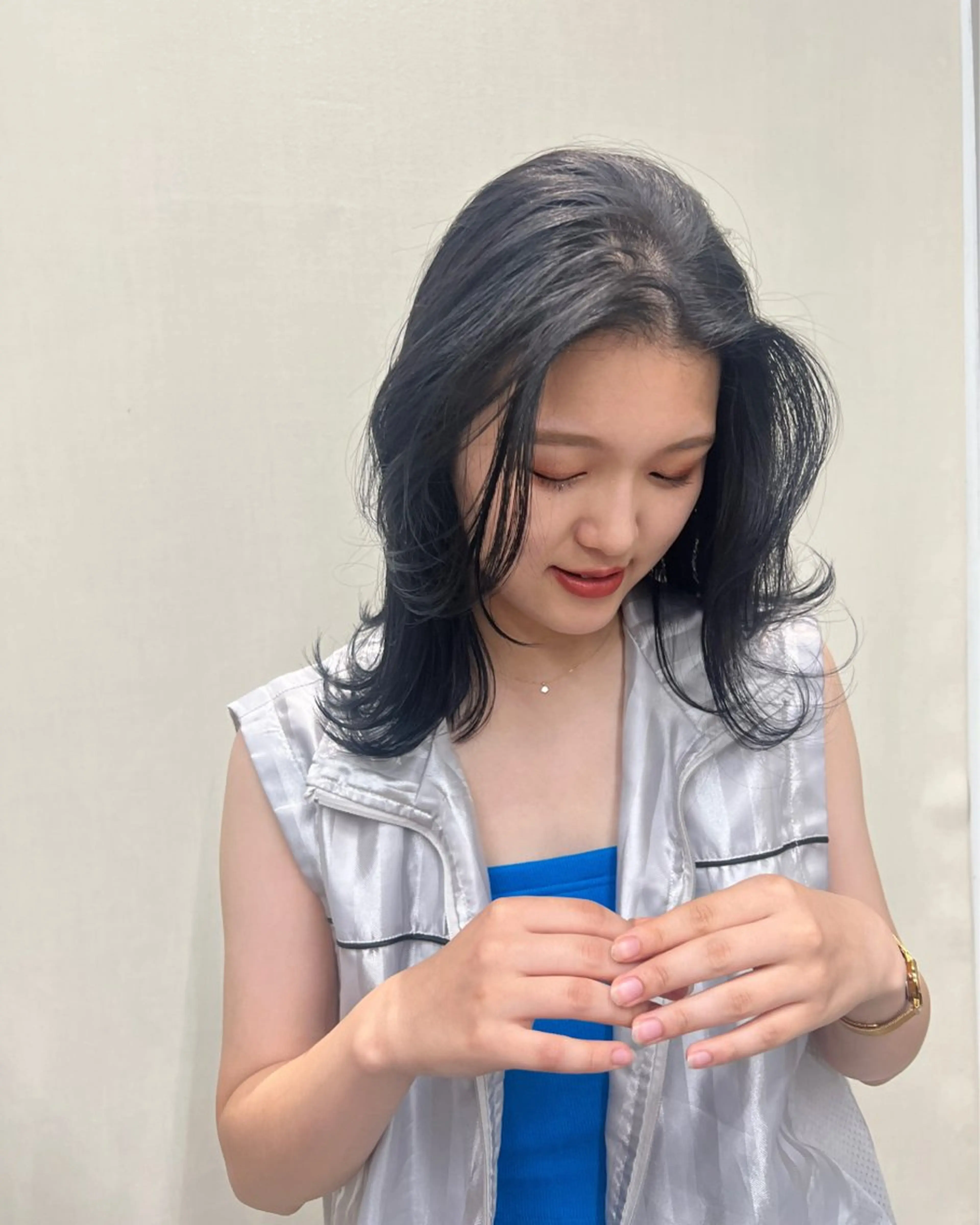 ミディアム カラー 熊本市東区 /Ririkaのヘアスタイル