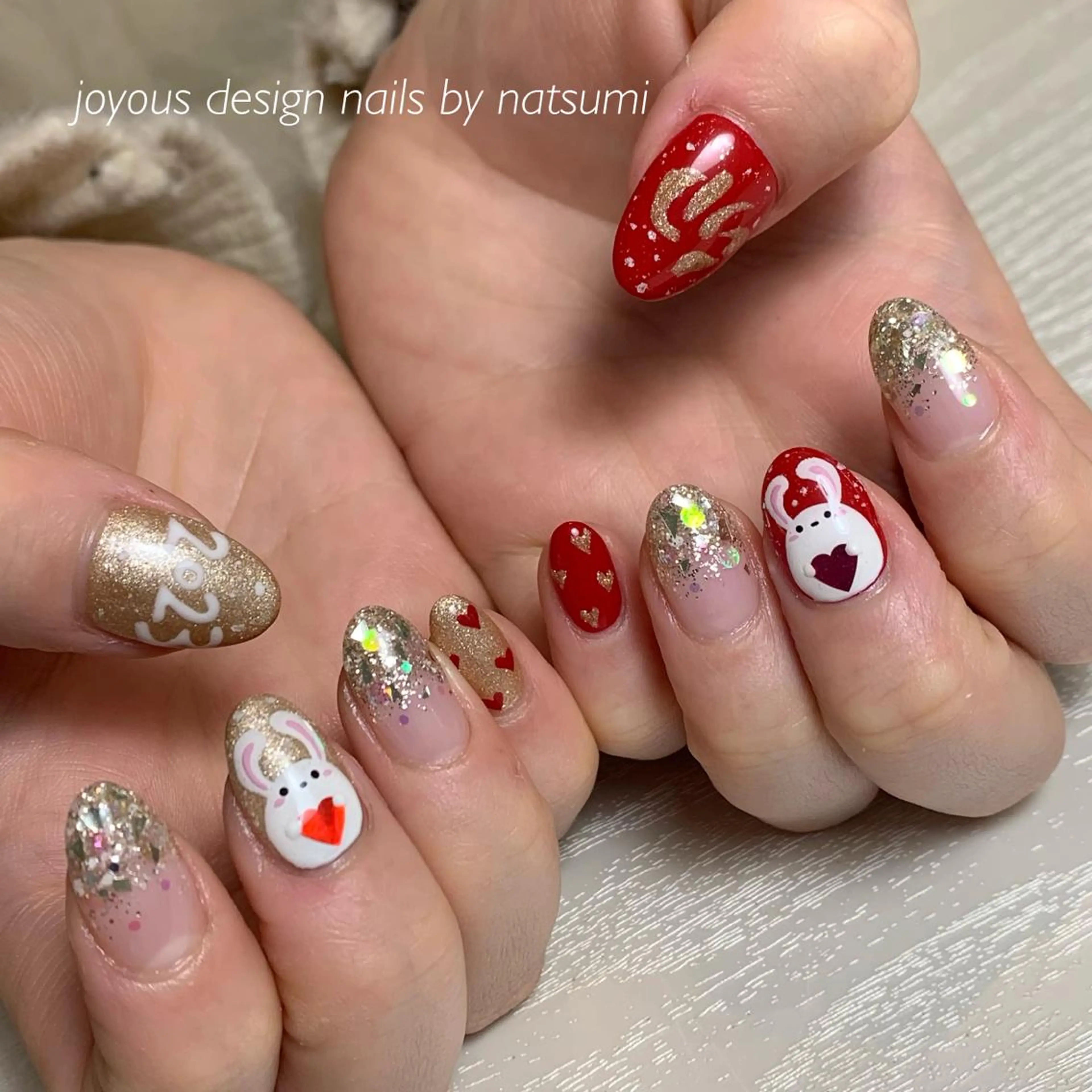 ネイル 持ち込み ハンドネイル jdn natsumiのネイルデザイン