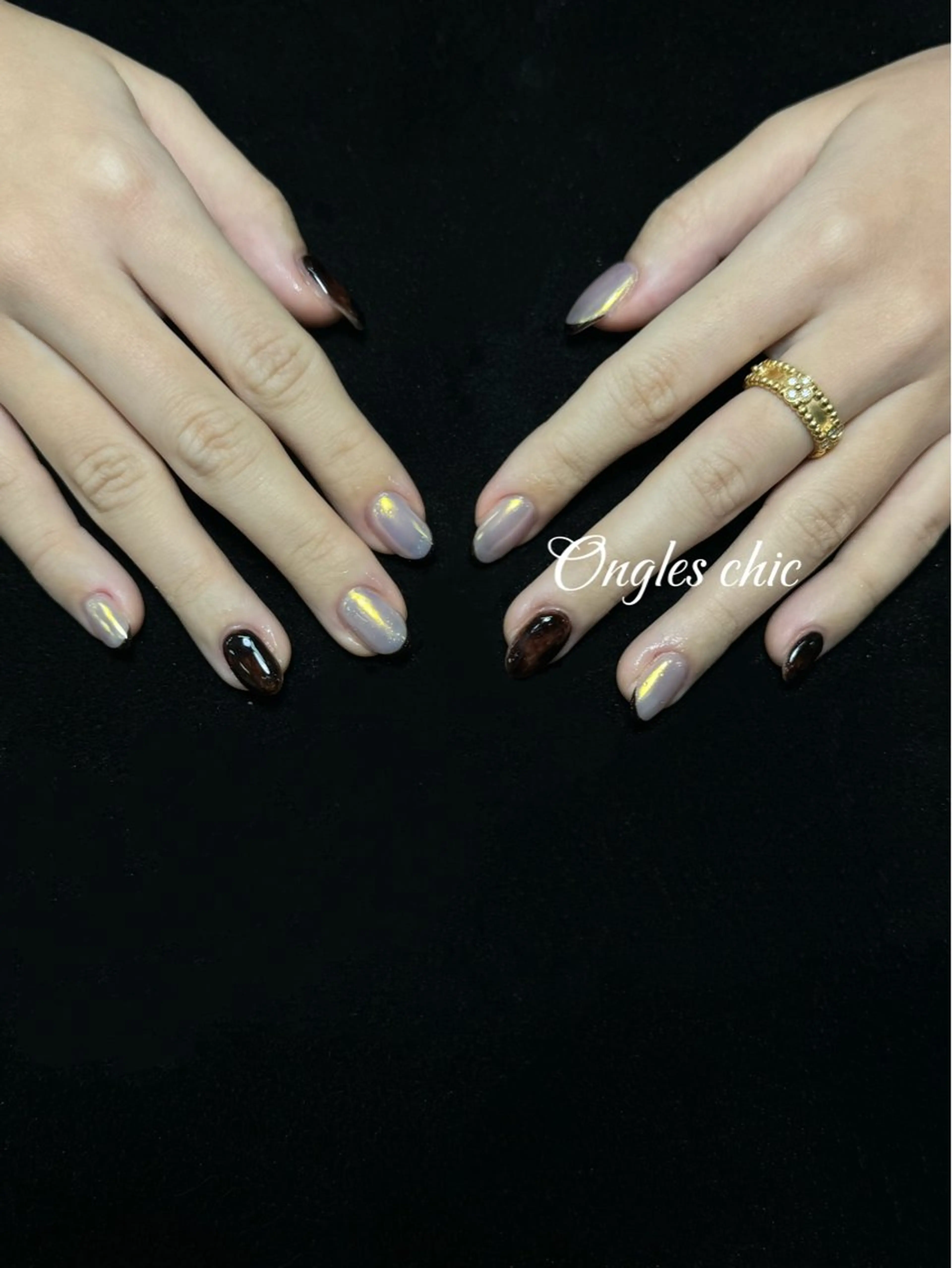 ネイル ハンドネイル ongles chicのネイルデザイン