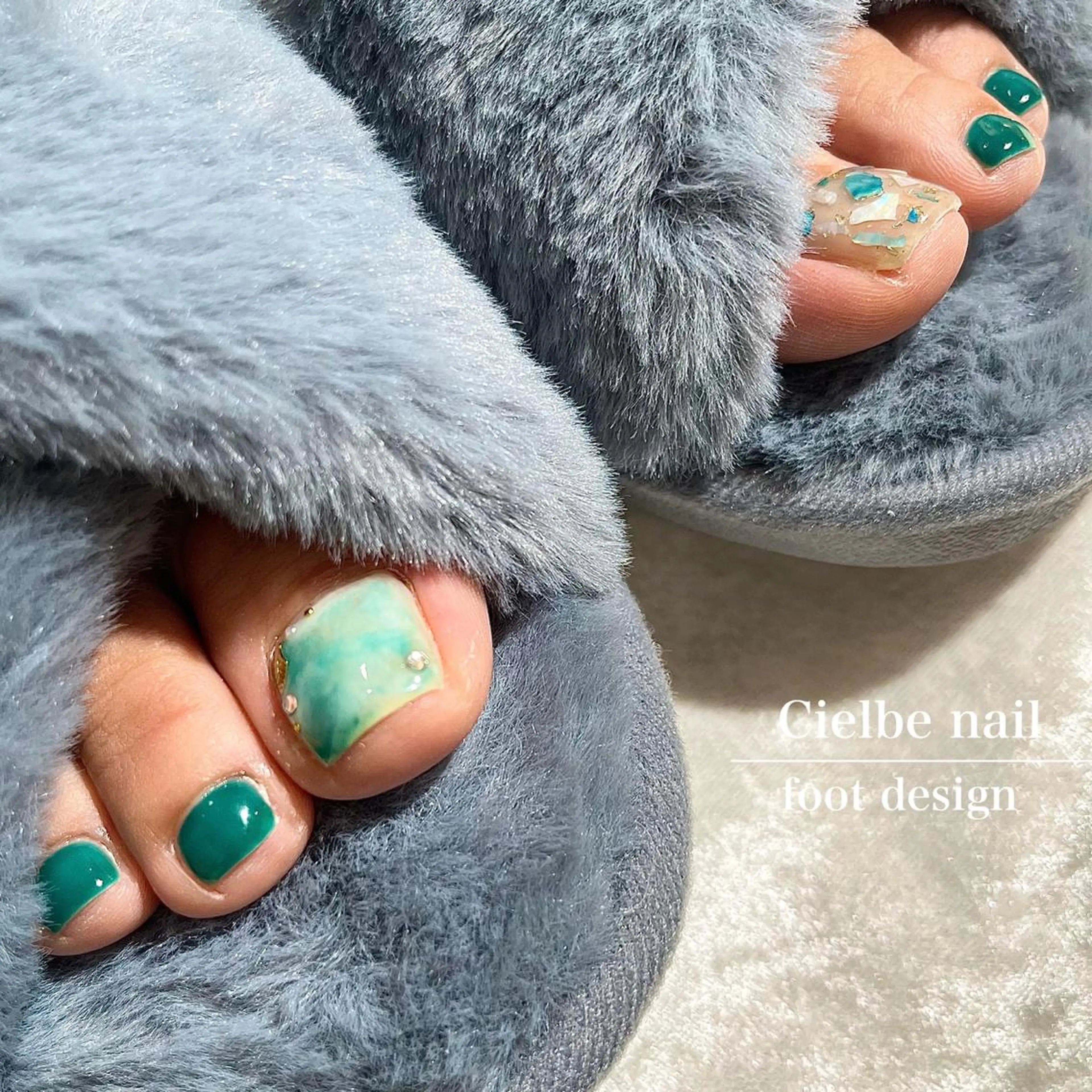 ネイル フットネイル cielbe nailのネイルデザイン