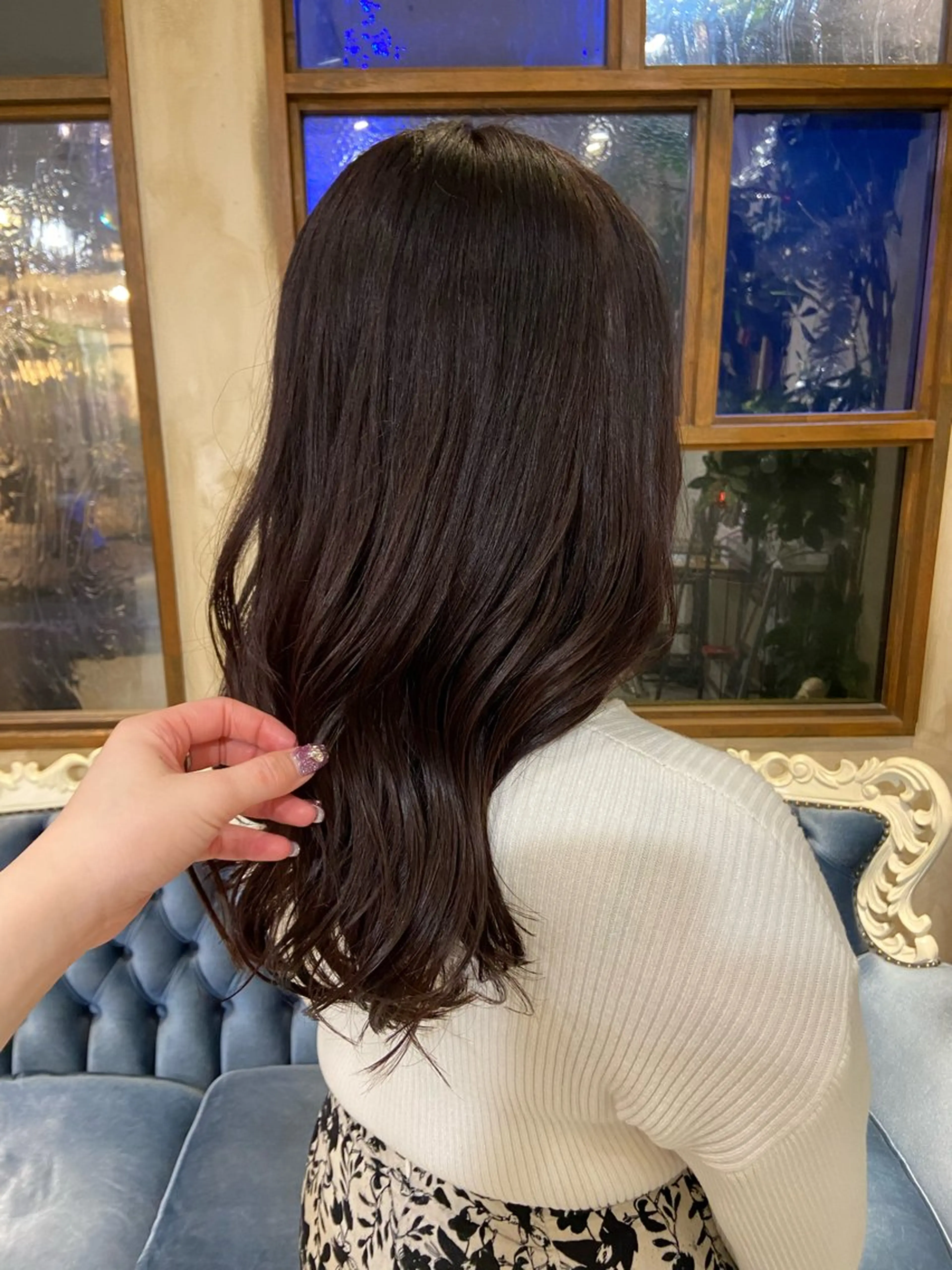 セミロング 綾/ベージュカラー /パーマ🩰のヘアスタイル