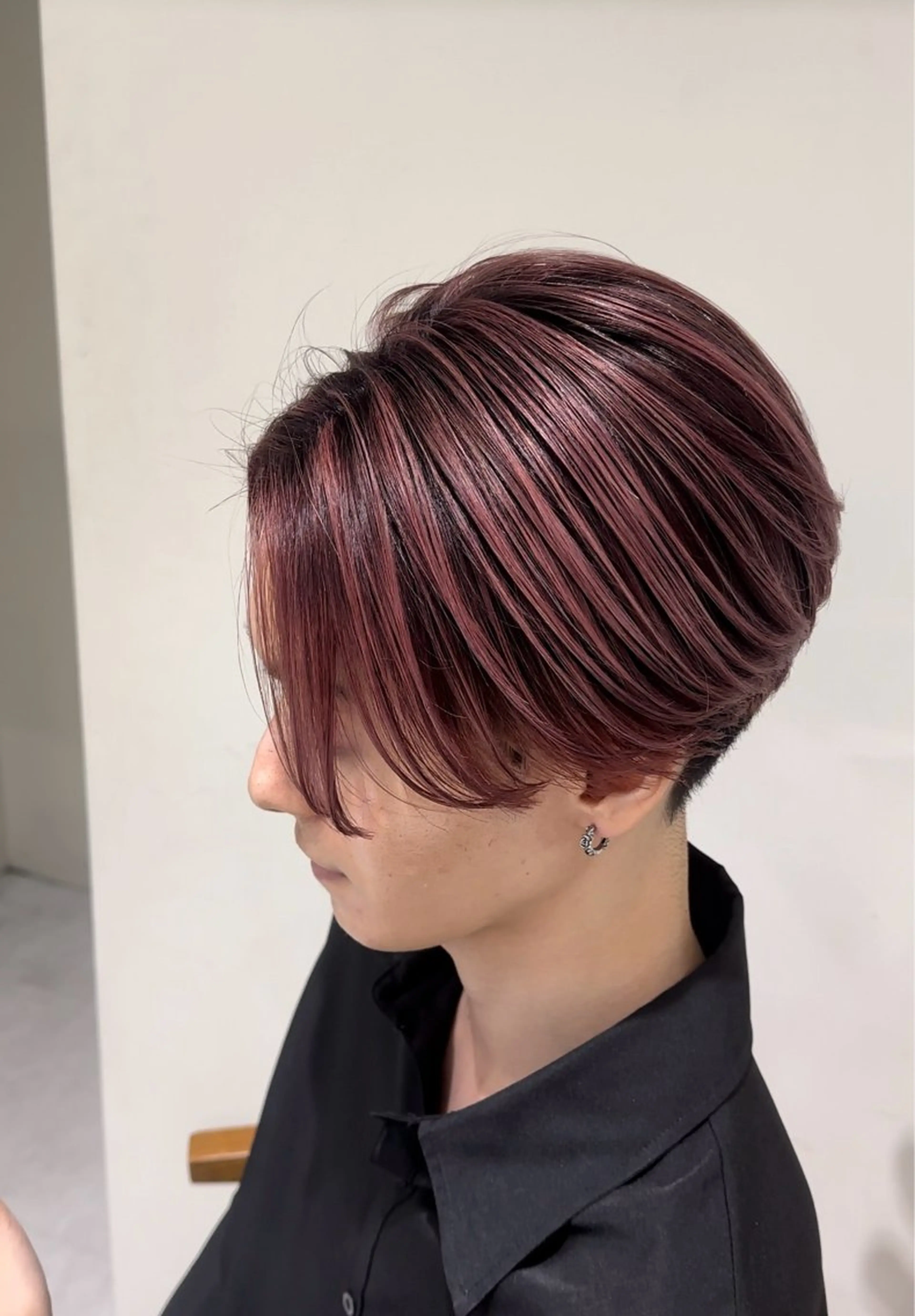 メンズ メンズバレイヤージュ メンズハイトーン ボブ/縮毛矯正/美髪 似合わせ/透明感カラのヘアスタイル