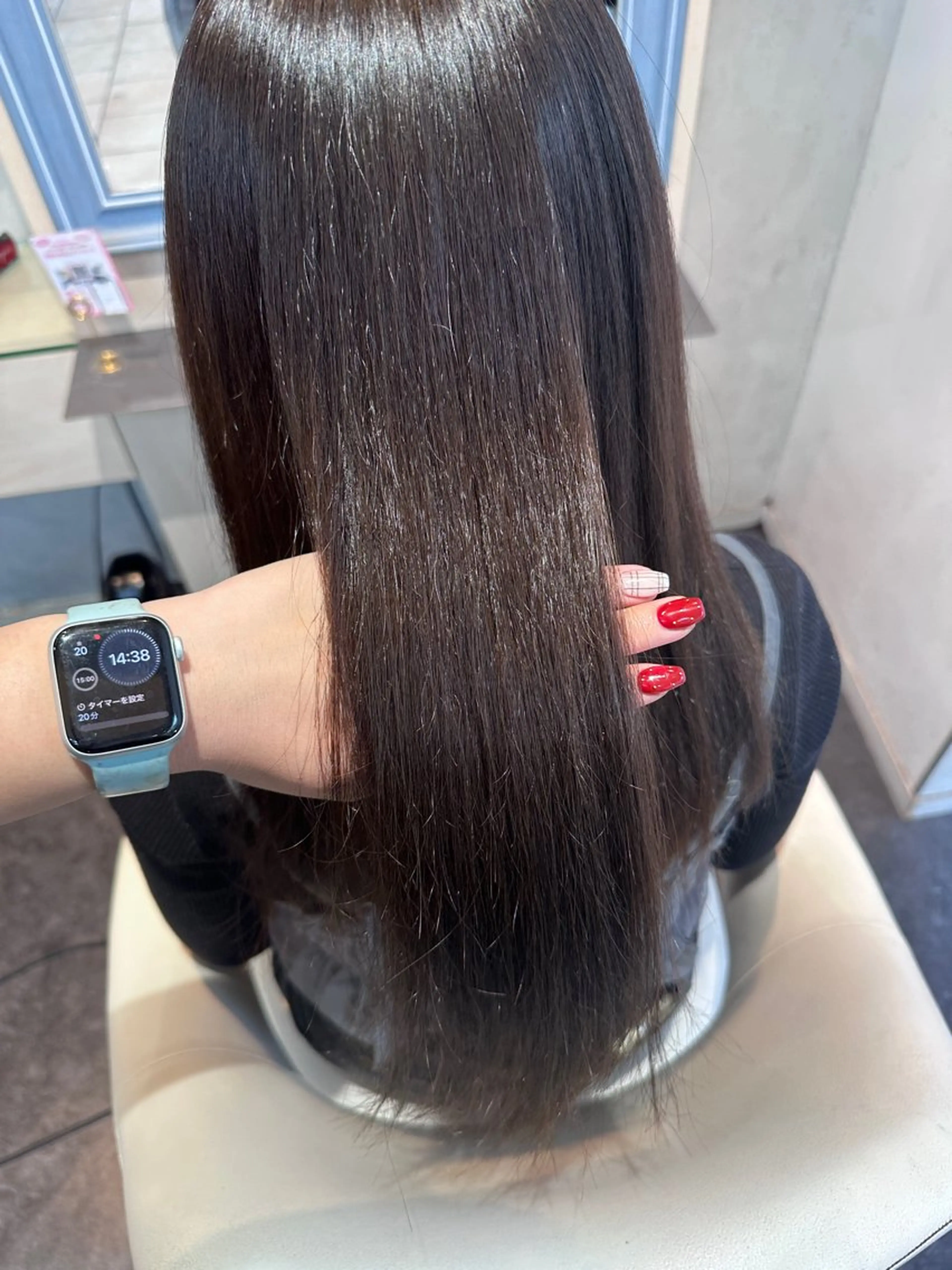 ロング 縮毛矯正 髪質改善カラー/ 表参道/こはるのヘアスタイル