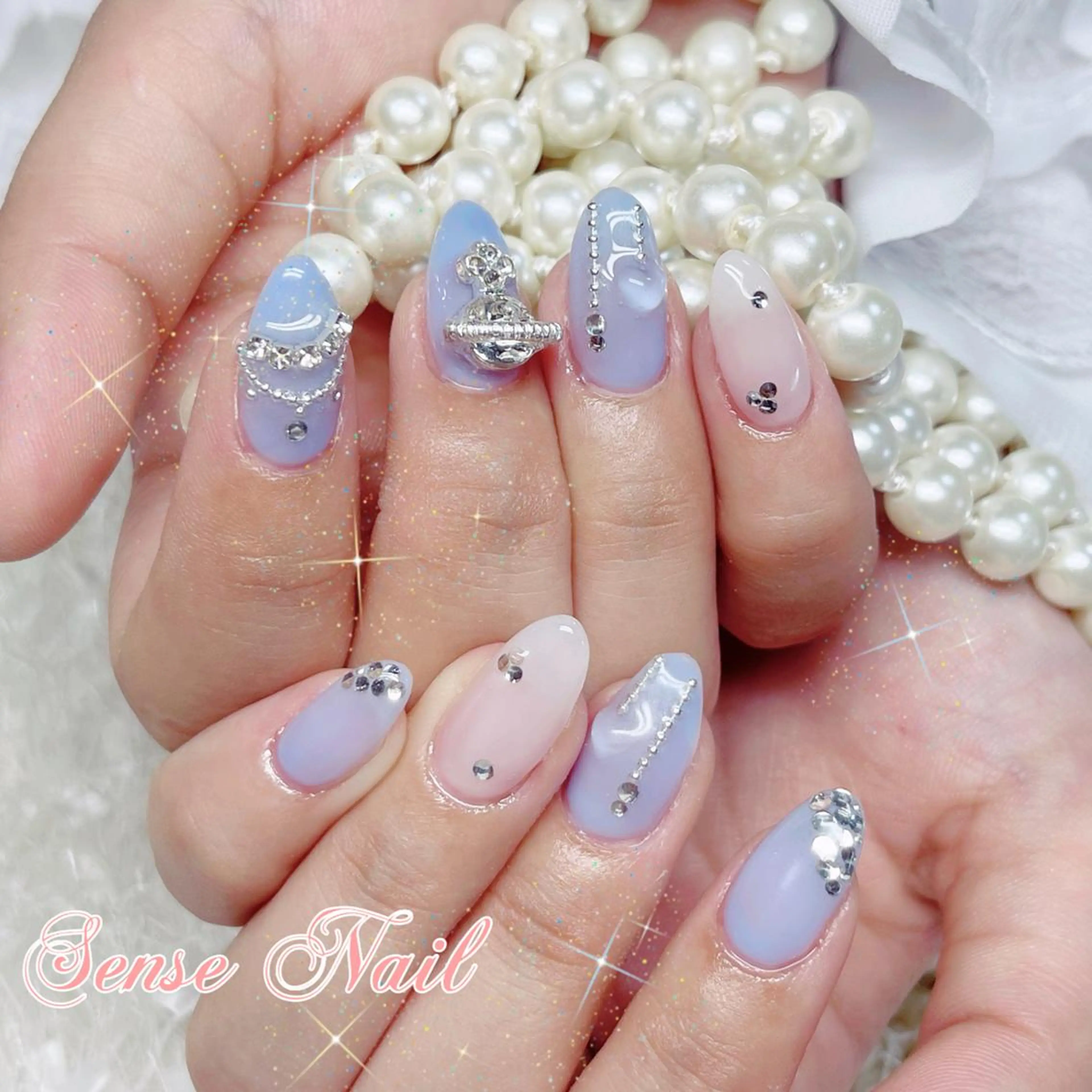 ロング カラー パーマ ヘアアレンジ メンズ マツエク・マツパ ネイル キッズ アイブロウ 🎀Sense Nail池袋店🎀のネイルデザイン