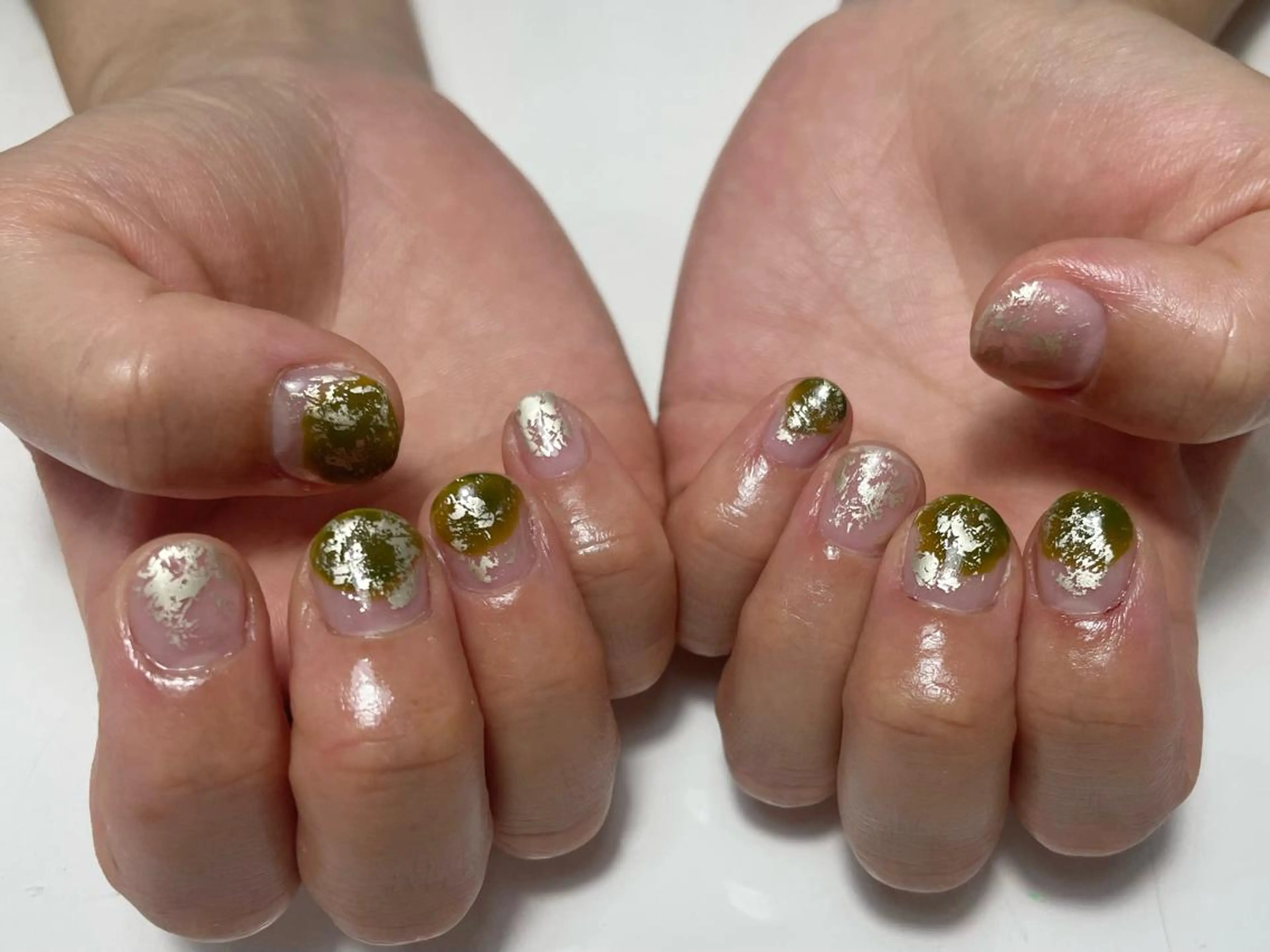 ネイル クリアネイル ニュアンスネイル Ｏ. HARUKAのネイルデザイン