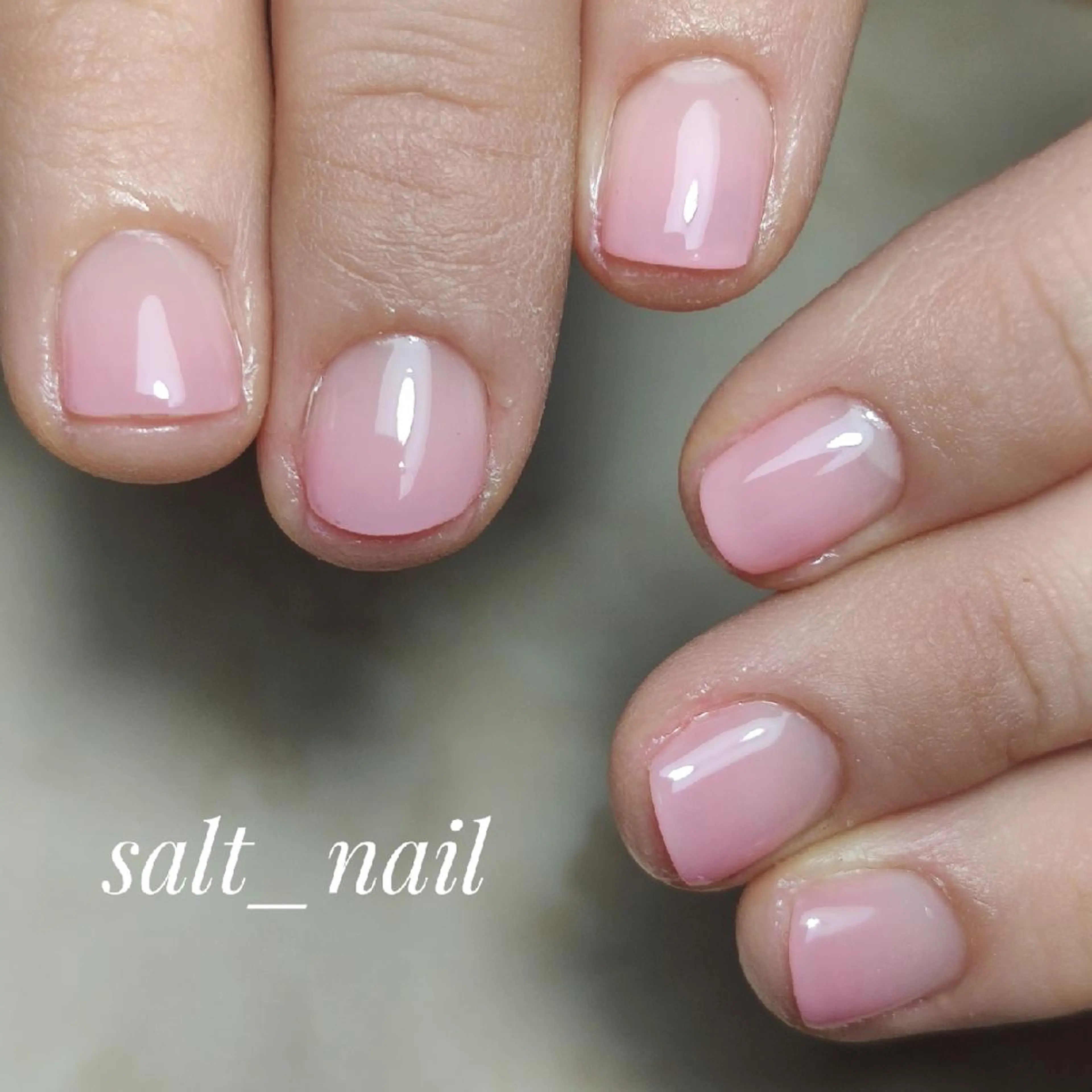 ネイル ピンク ハンドネイル 個人サロン saltnailのネイルデザイン