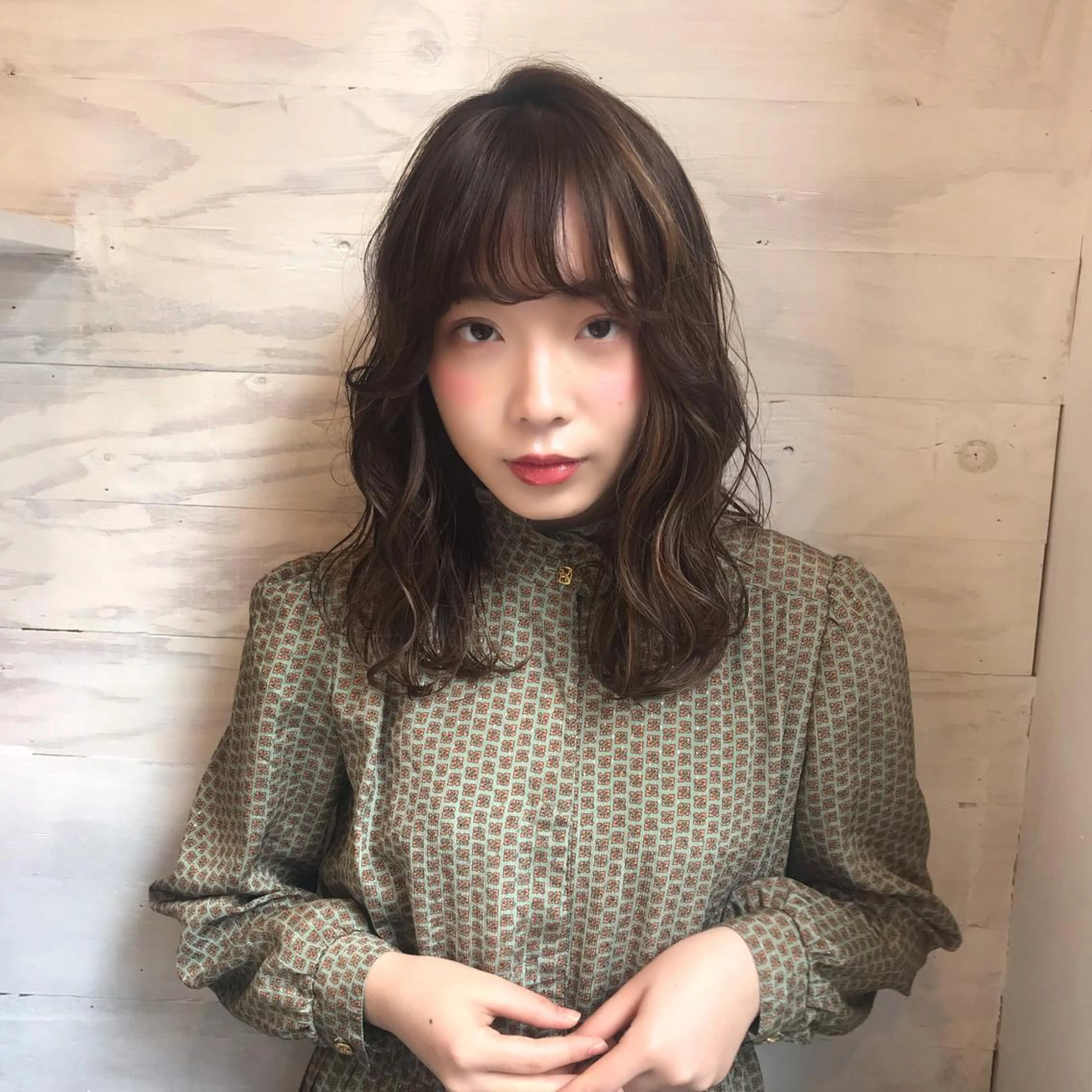 セミロング 🪭risa 暖色/レイヤー🪭のヘアスタイル