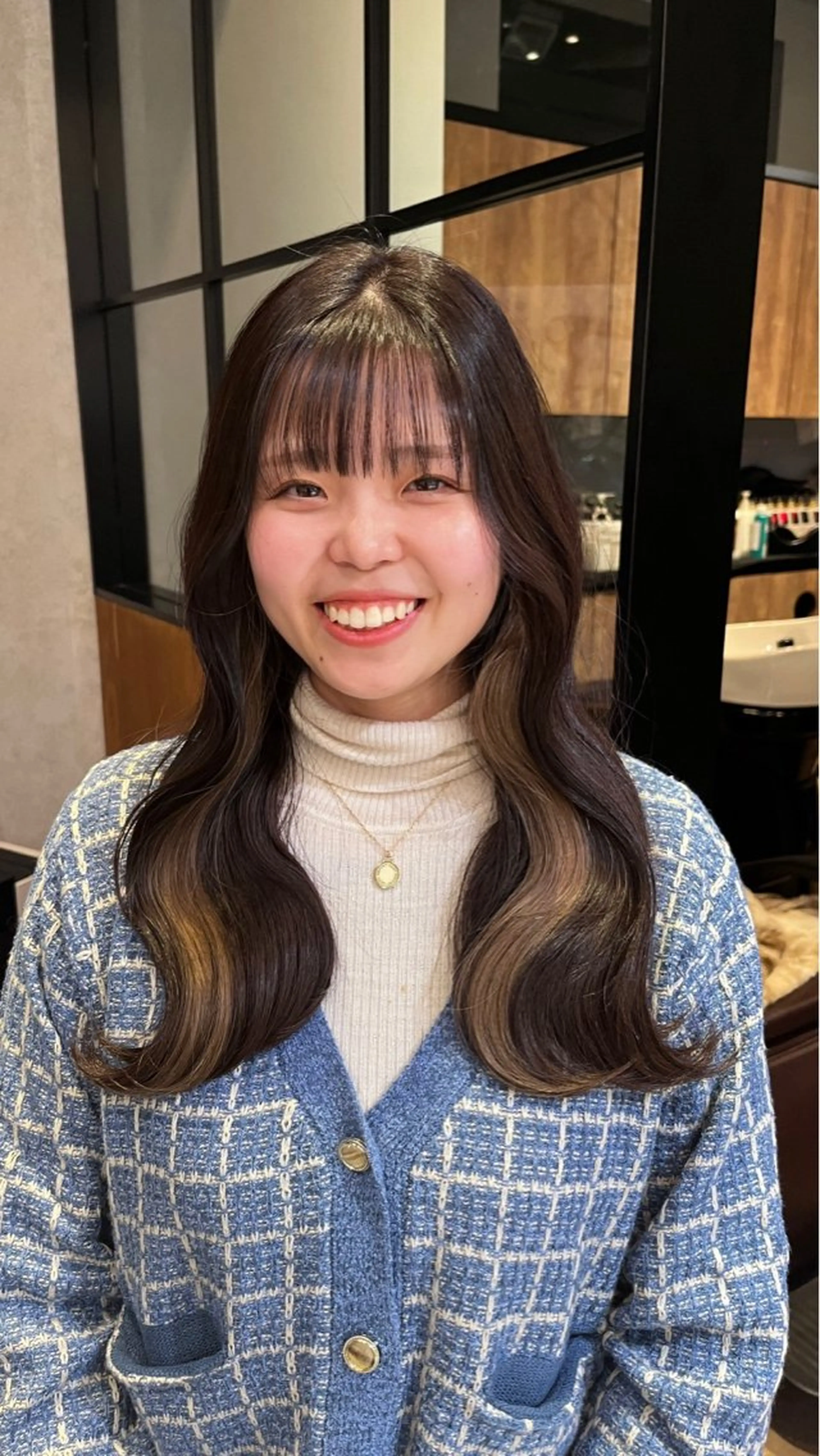 ロング カラー yuuri🎀/大宮 /韓国ヘア/レイヤーのヘアスタイル