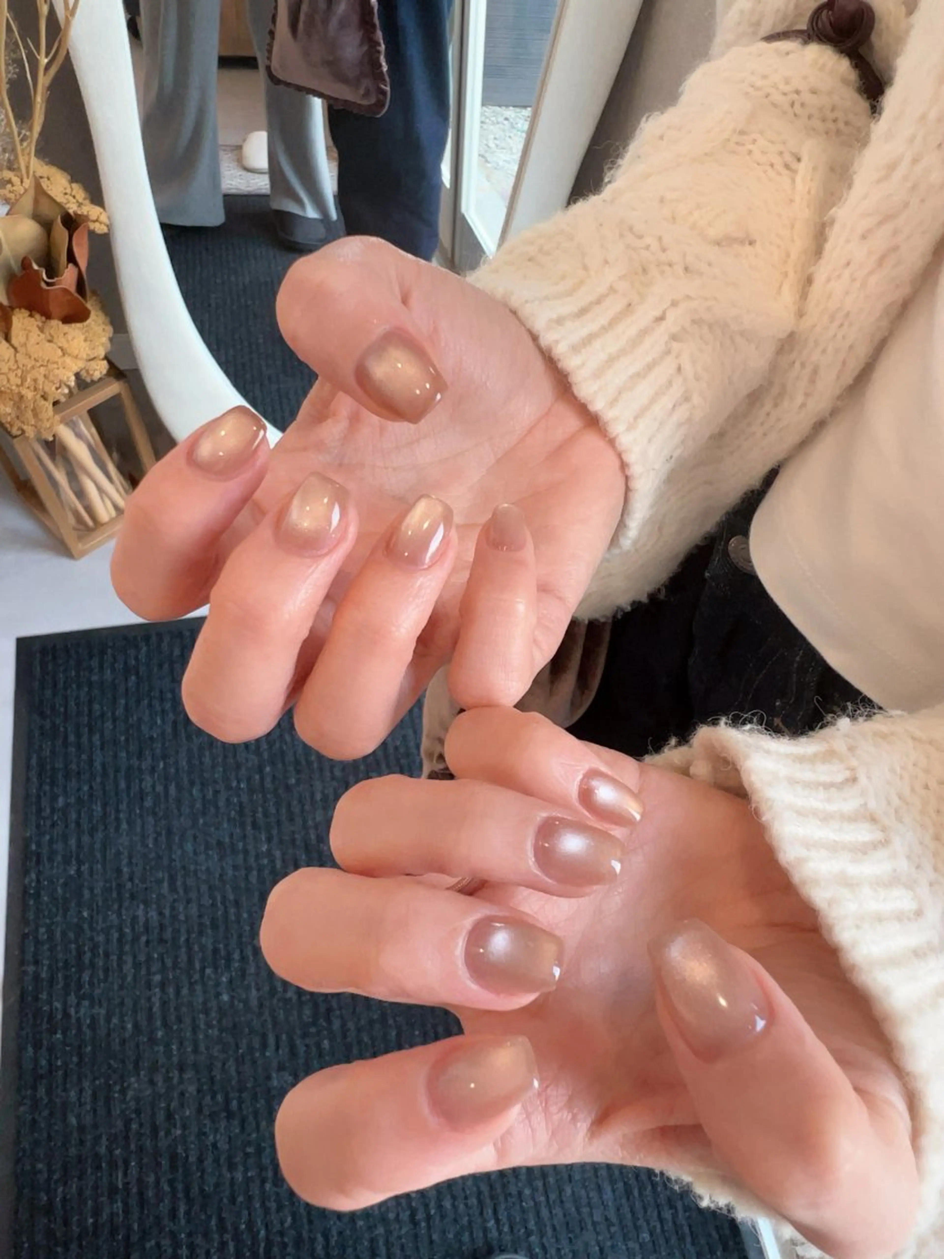 ネイル フラッシュネイル マグネットネイル ワンカラーネイル ハンドネイル 𝐑𝐞𝐯𝐢𝐨 ___堺市西区のマツエク・マツパデザイン