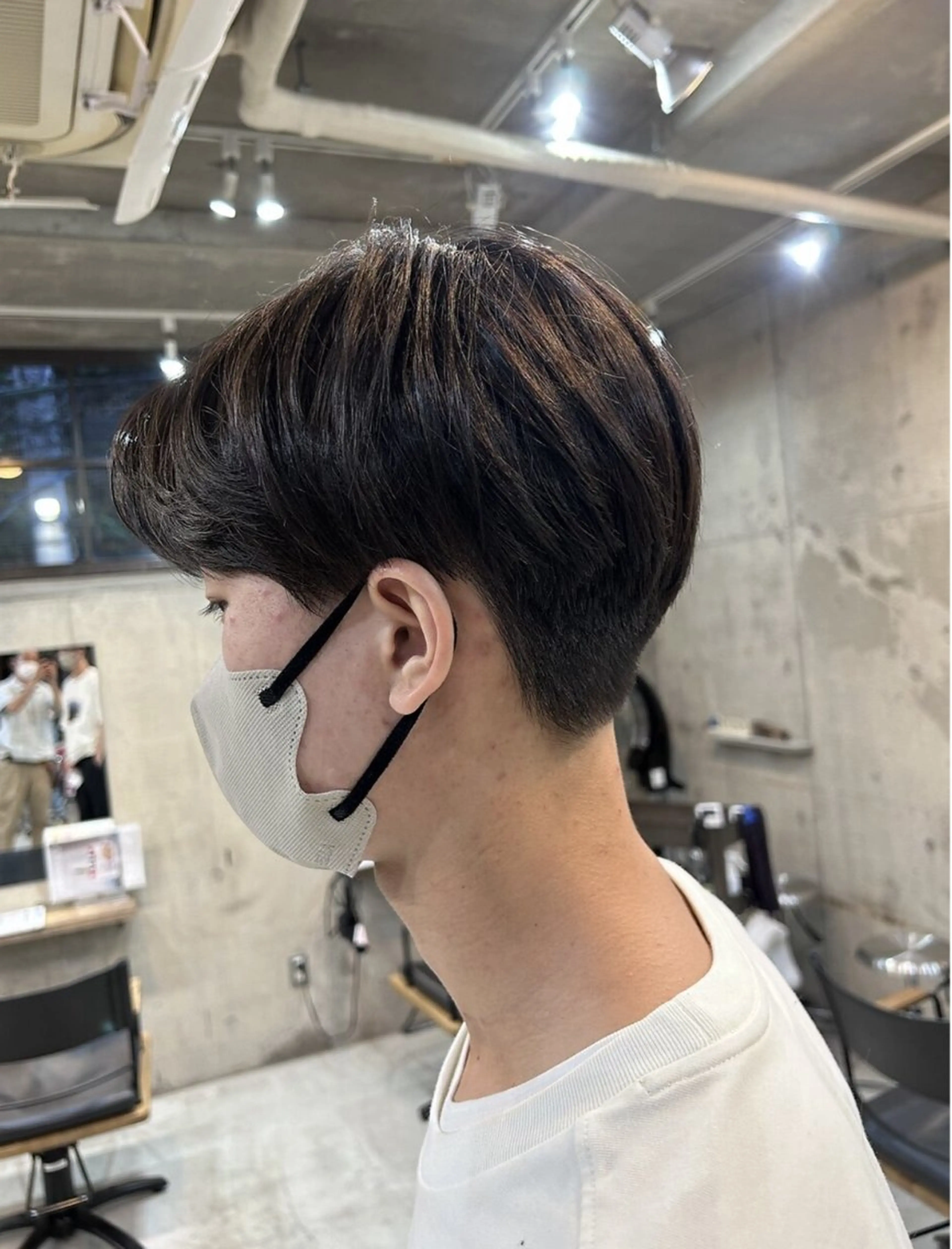 ショート パーマ メンズ カルマパーマ マッシュ メンズパーマ メンズショート ショートヘア メンズパーマ ジンのヘアスタイル