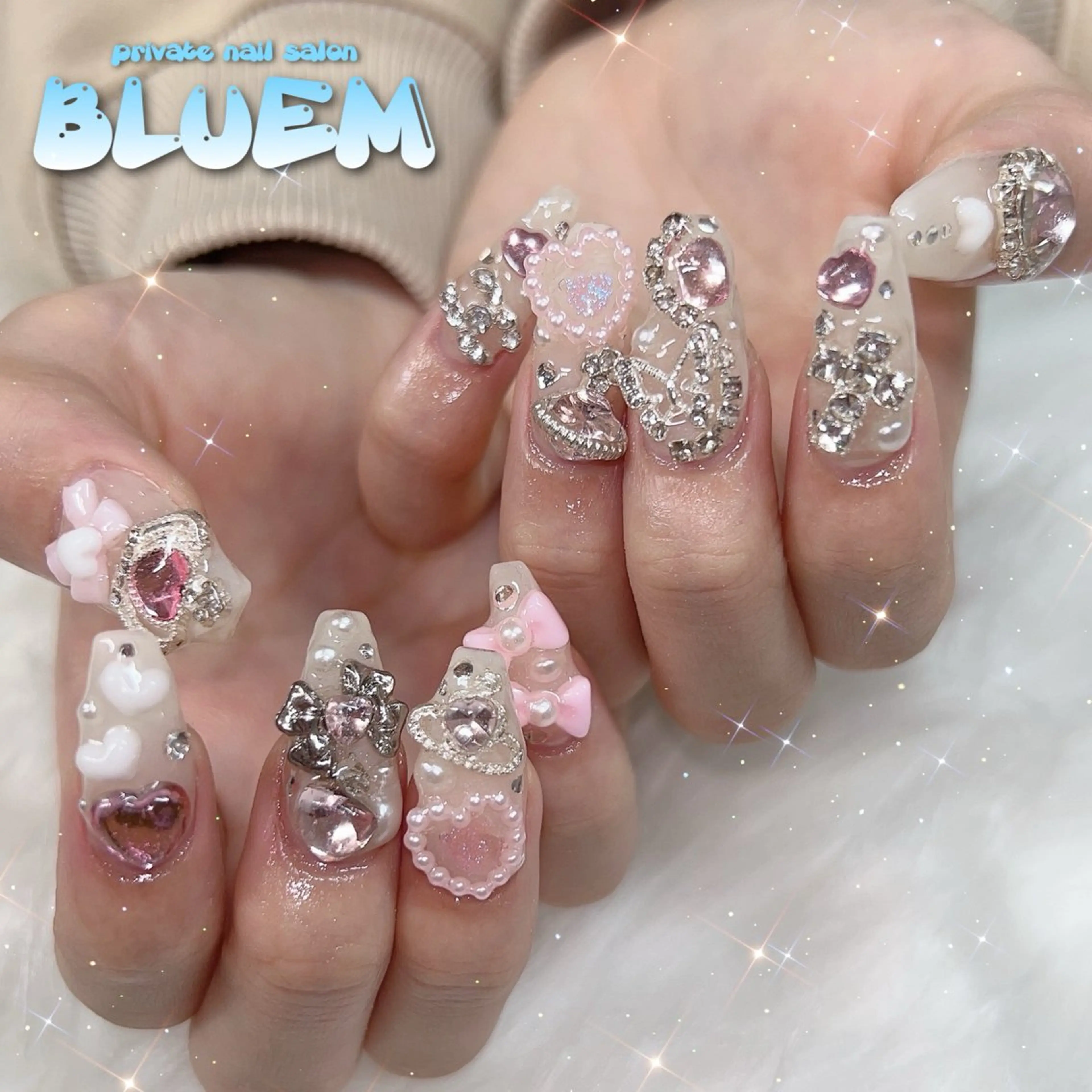 ネイル ハンドネイル BLUEM なな🐶のネイルデザイン