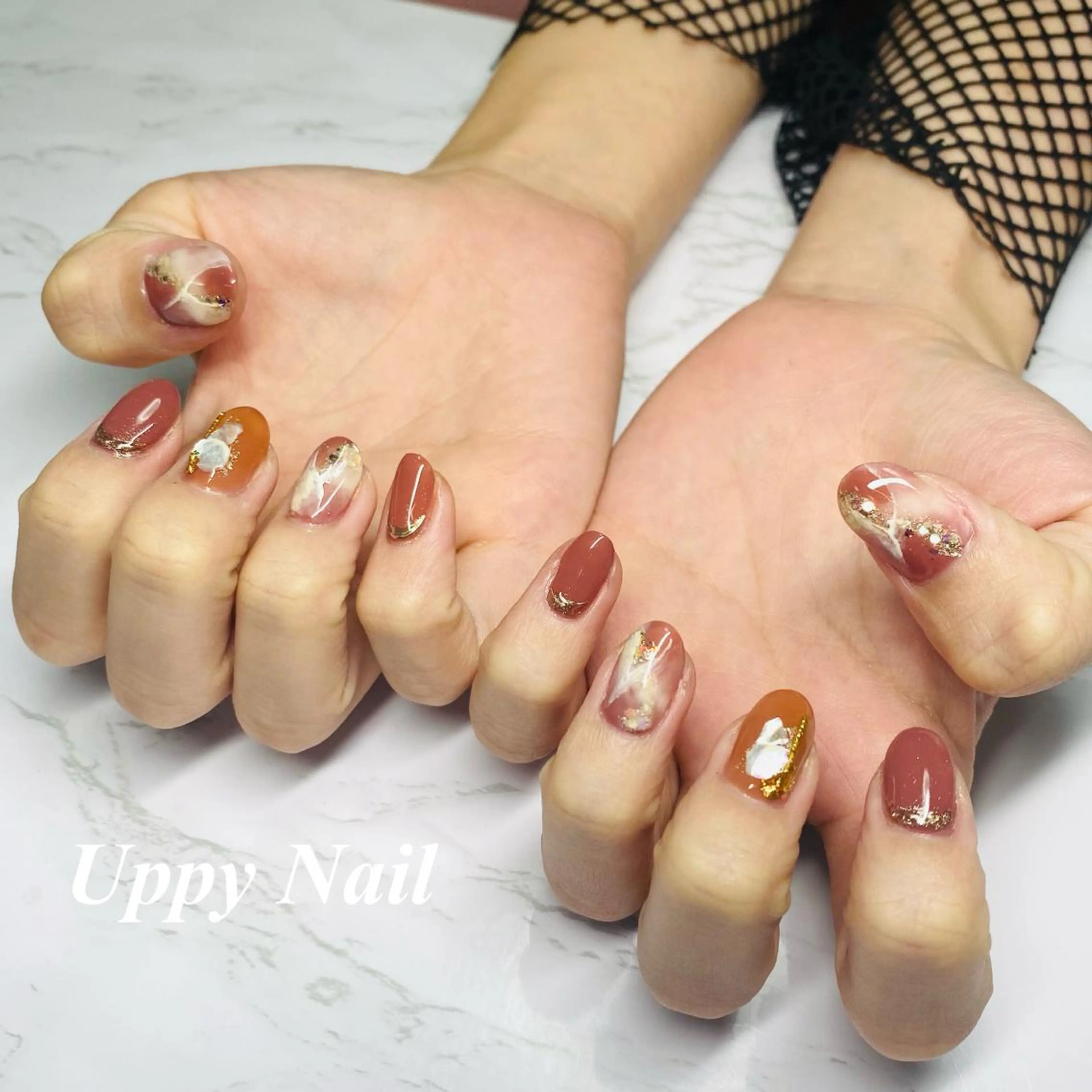 ネイル ニュアンスネイル ハンドネイル Uppy Nail ukyoのネイルデザイン