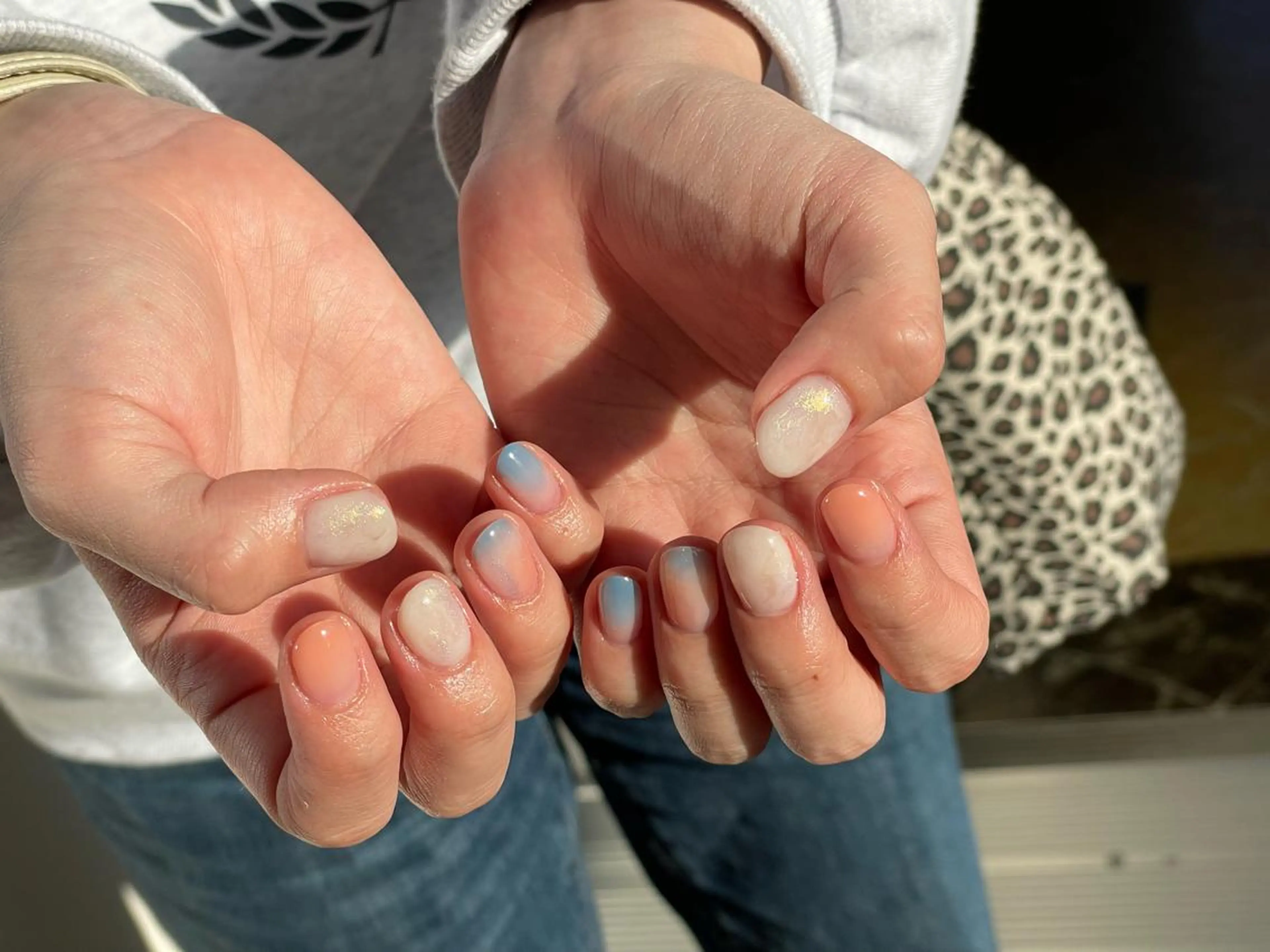 ショート m kaori𓃟のネイルデザイン