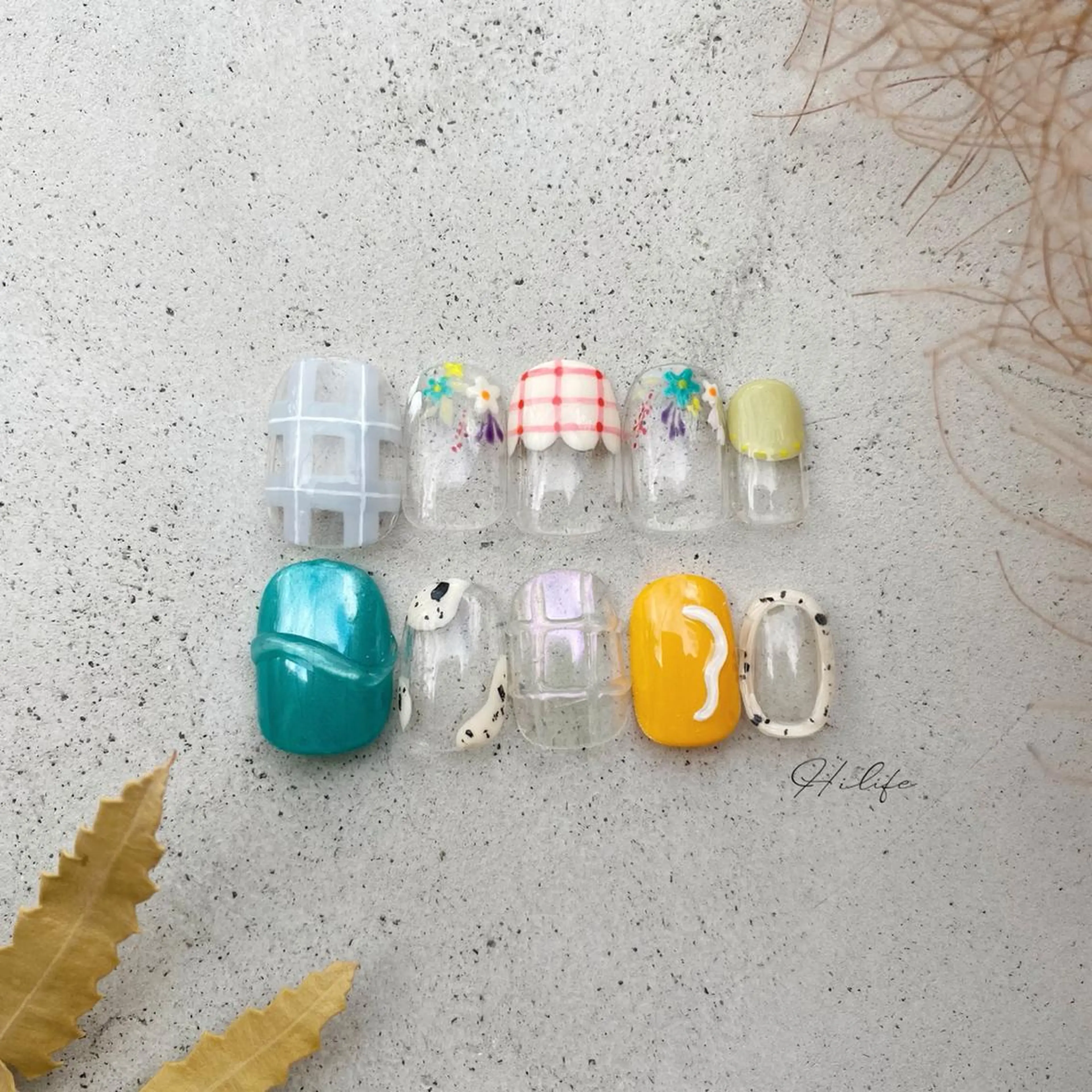 ネイル 春ネイル ハンドネイル Nail Adore.のネイルデザイン
