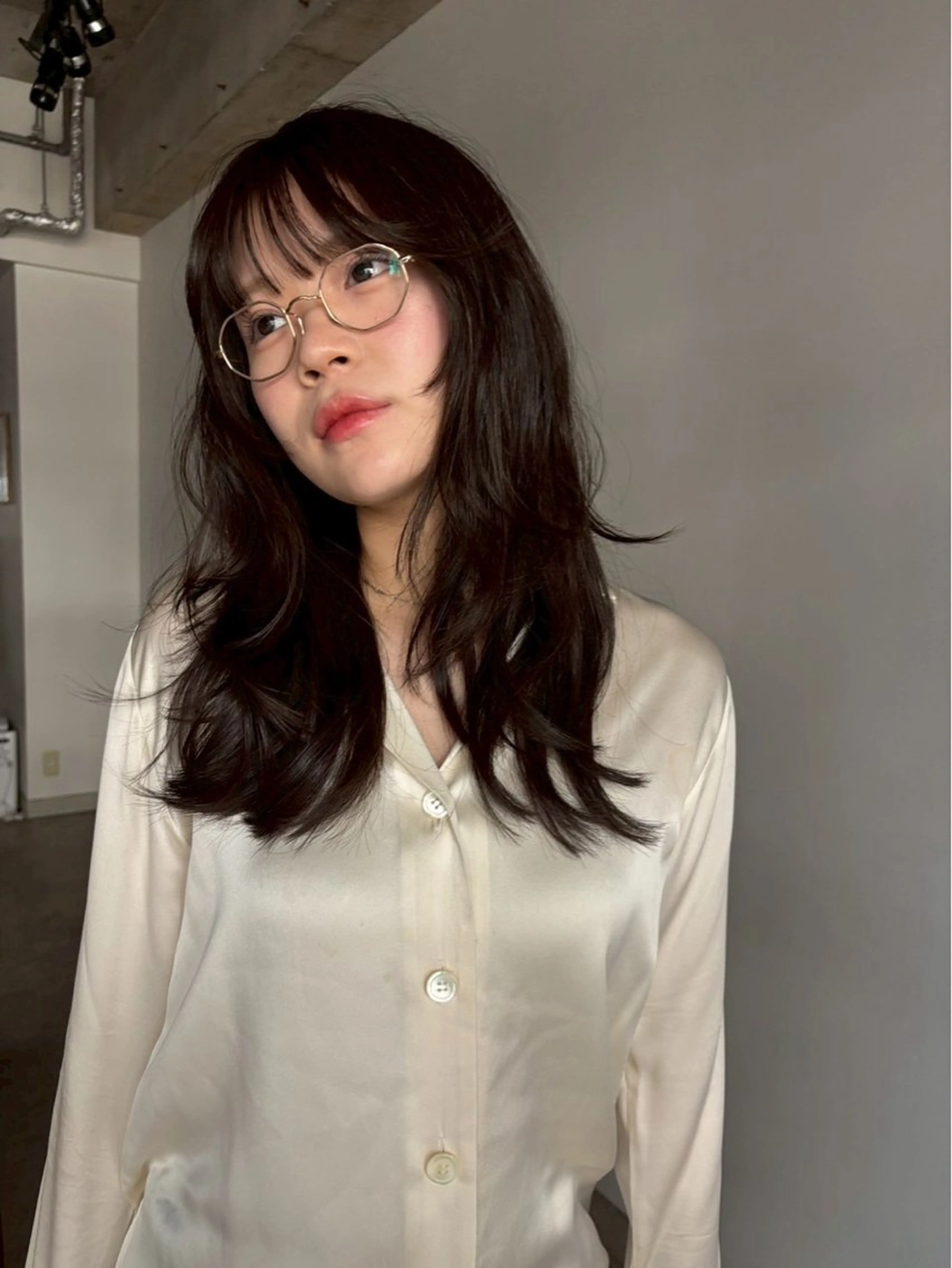 カラー miku/天神 艶カラーのヘアスタイル