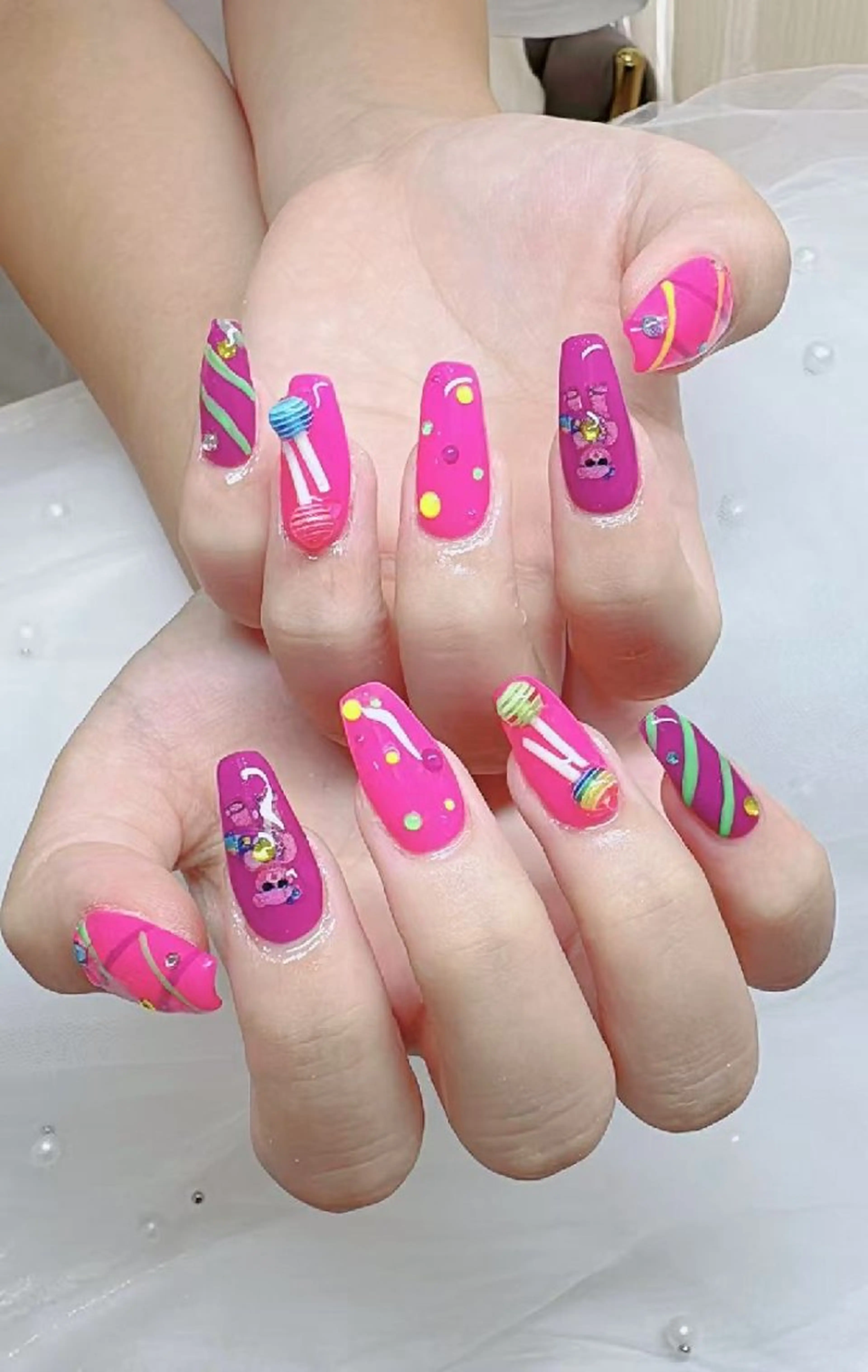 ネイル フットネイル フレンチネイル ジェルネイル ガラスフレンチ 韓国ネイル ハンドネイル ハンドケア The  Nail 新大久保店のその他イメージ