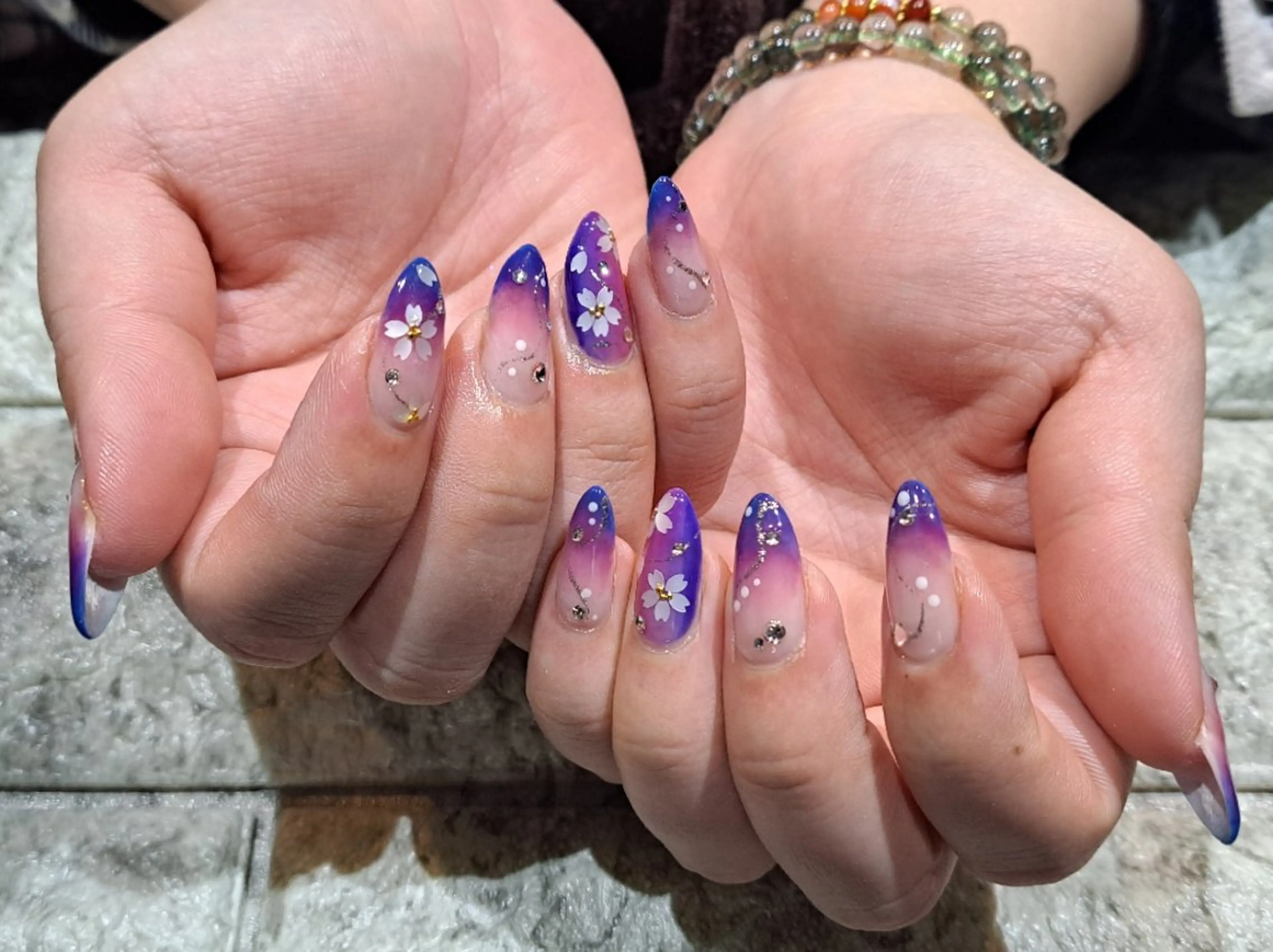 ネイル 桜ネイル 春ネイル ハンドネイル RounGe町田店 🧸大谷のネイルデザイン