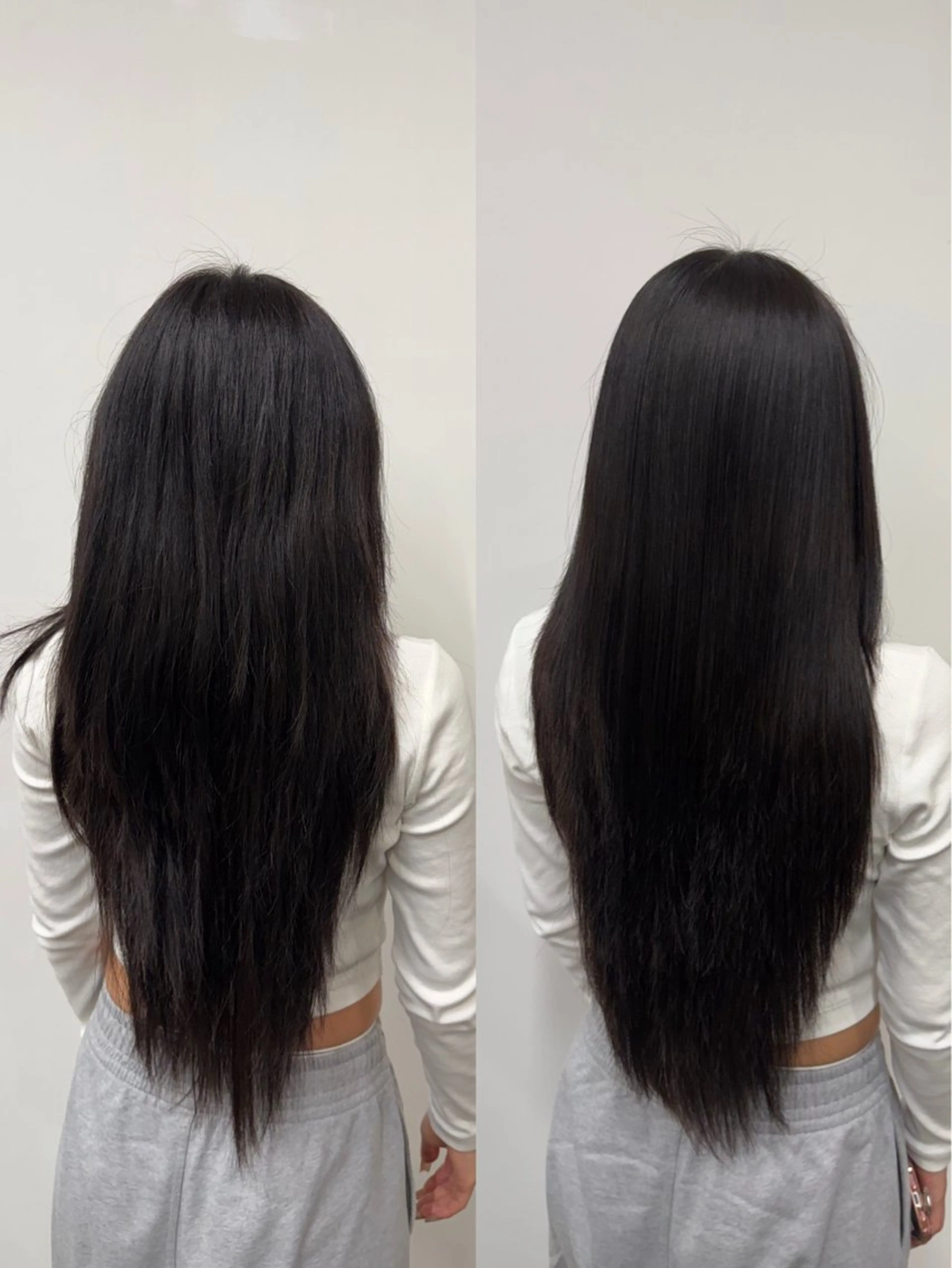 ロング くせ毛 髪質改善 レイヤーカット ひろし/髪質改善/ 縮毛矯正/透明感✨のヘアスタイル