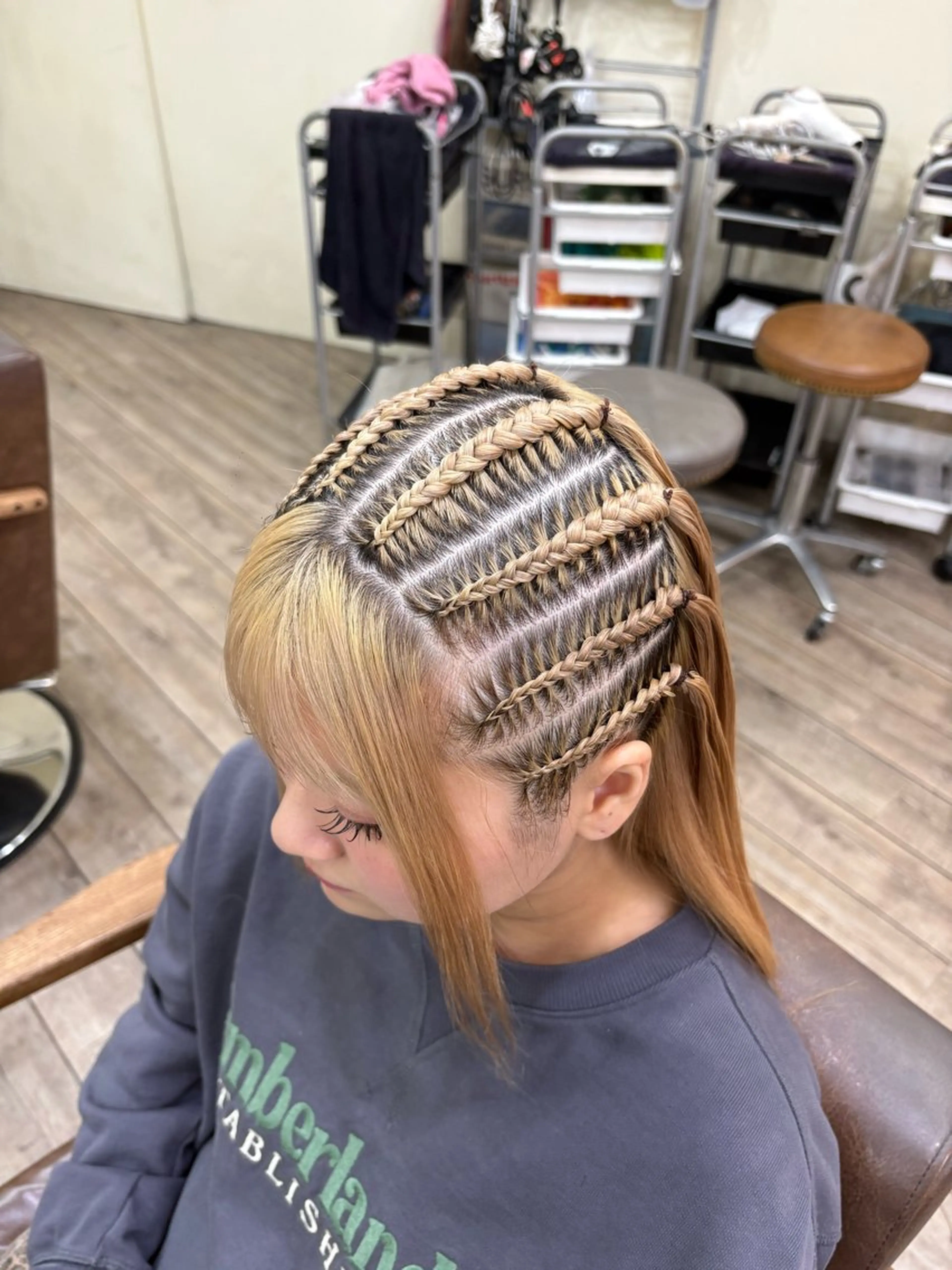 ヘアアレンジ ヘアセット WEST OLAND 黒坂佳乃のヘアスタイル