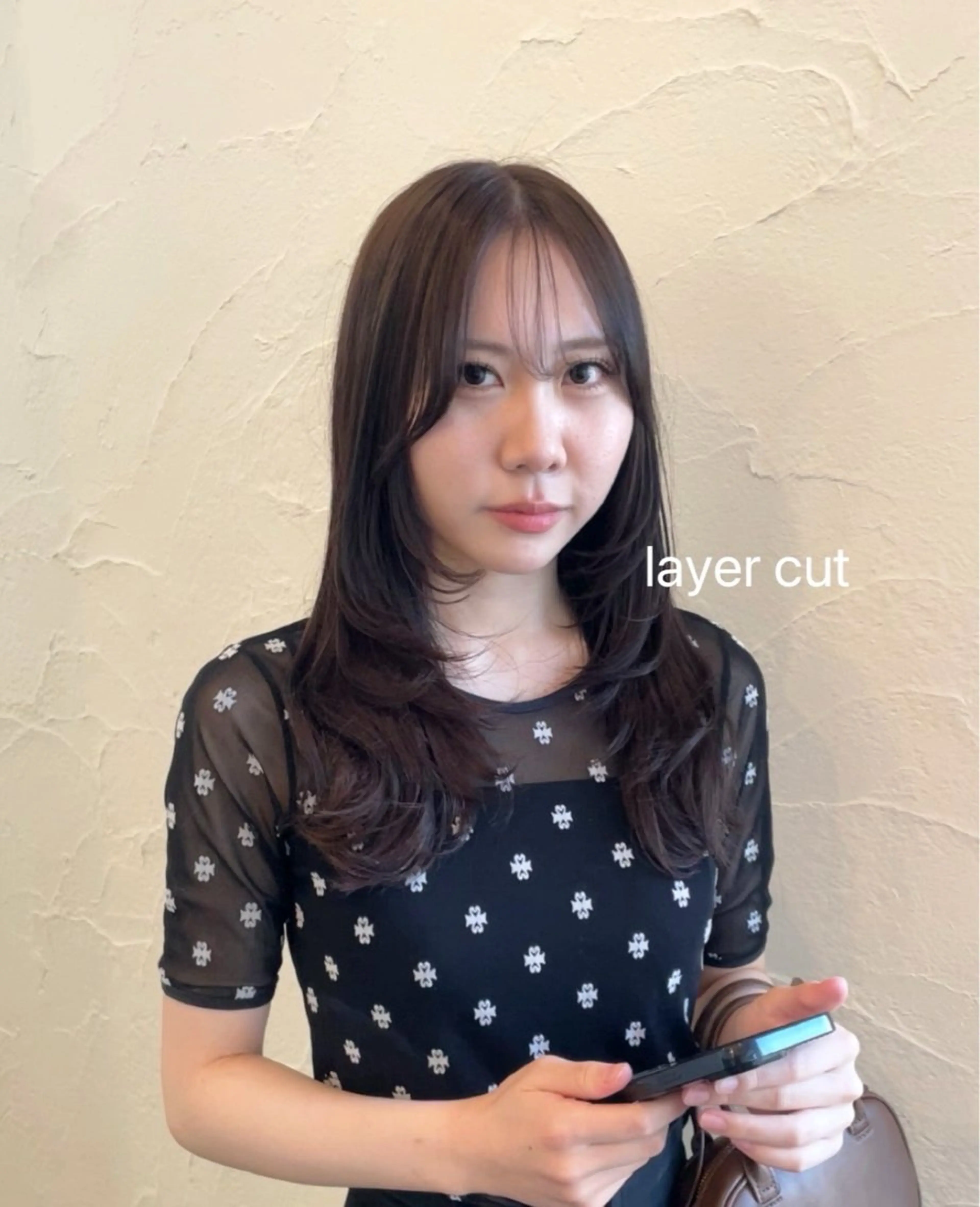 セミロング カラー ヘアアレンジ ハイレイヤー レイヤーカット カット ヘアカラー 加藤あいり／大人 可愛いモテカラー♡のヘアスタイル