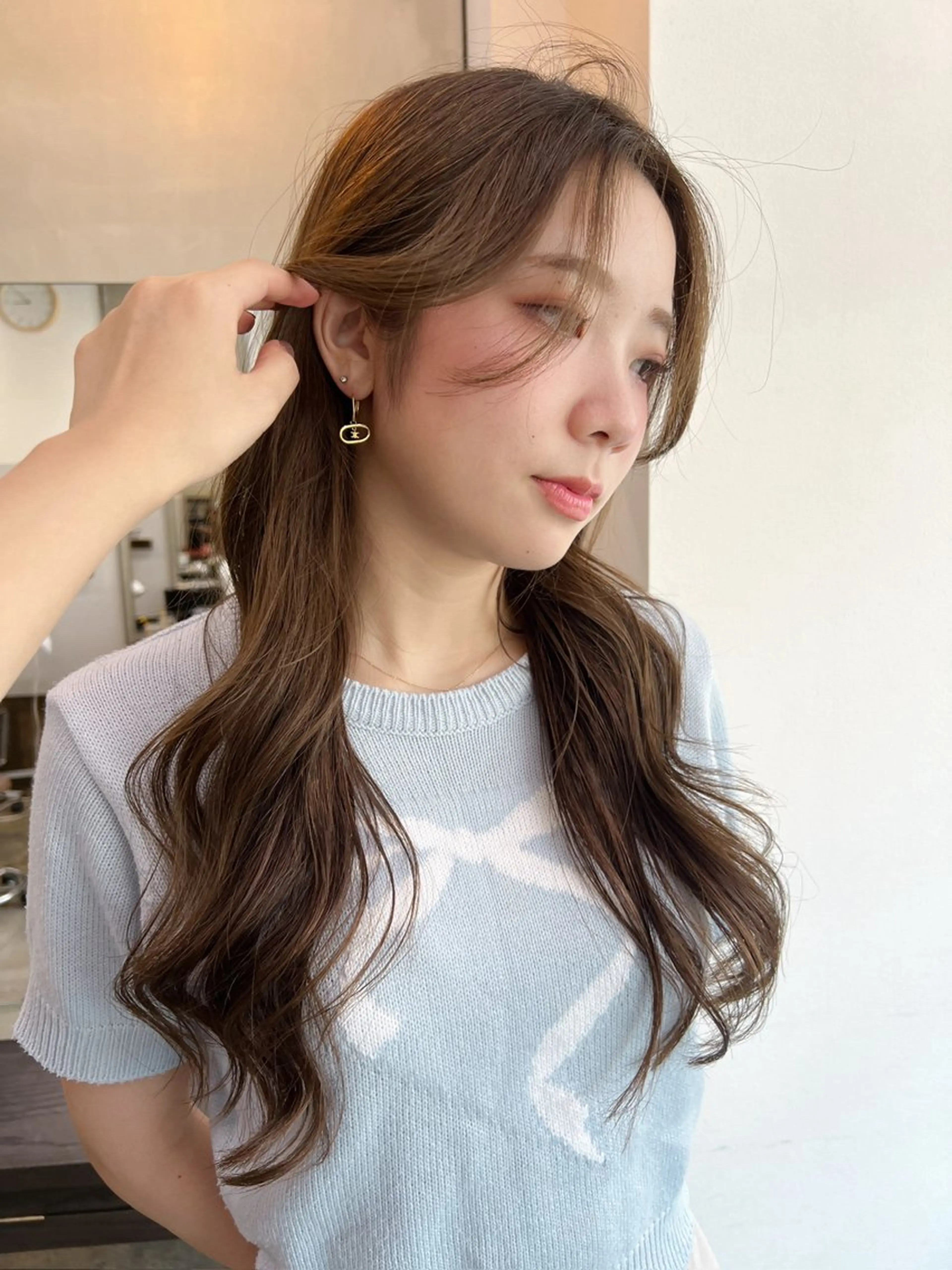 ブリーチ無しワンカラー🫧🎀ワンカラーで可愛く透明感カラーかなえます！！の写真