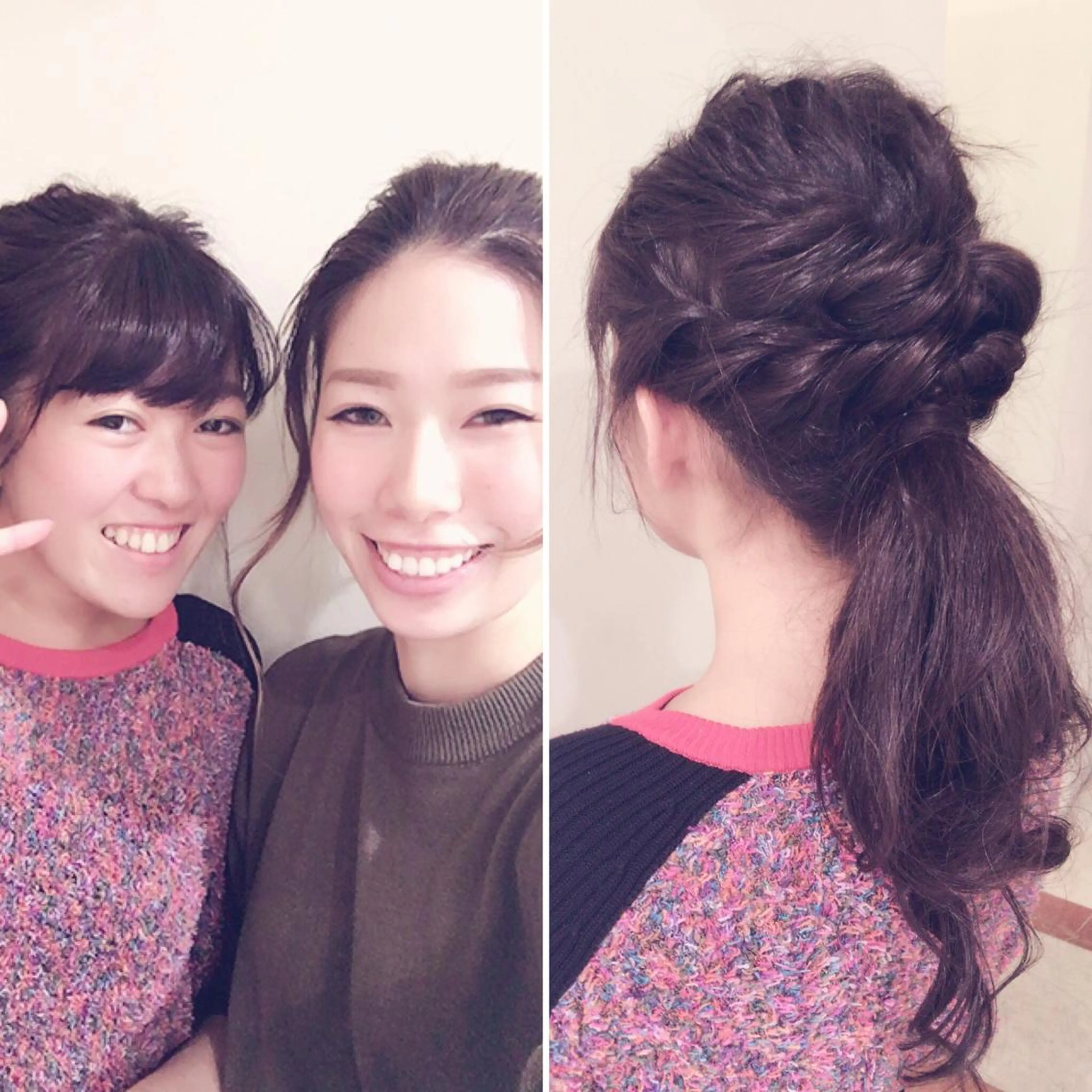 セミロング ロング カラー ヘアアレンジ 韓国肌管理 ウプエステティックのエステ・リラクイメージ