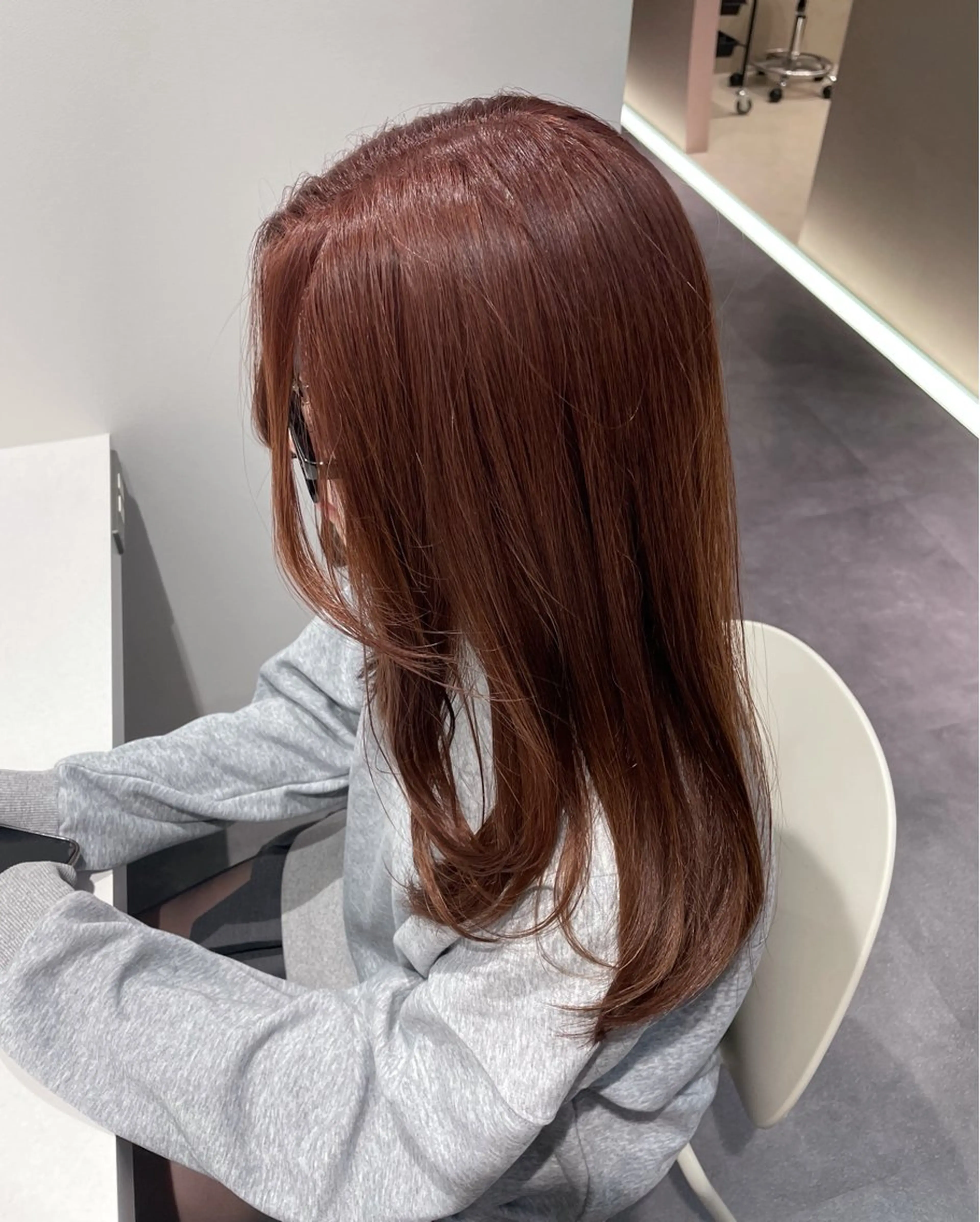 ロング カラー 佐野 えり奈のヘアスタイル