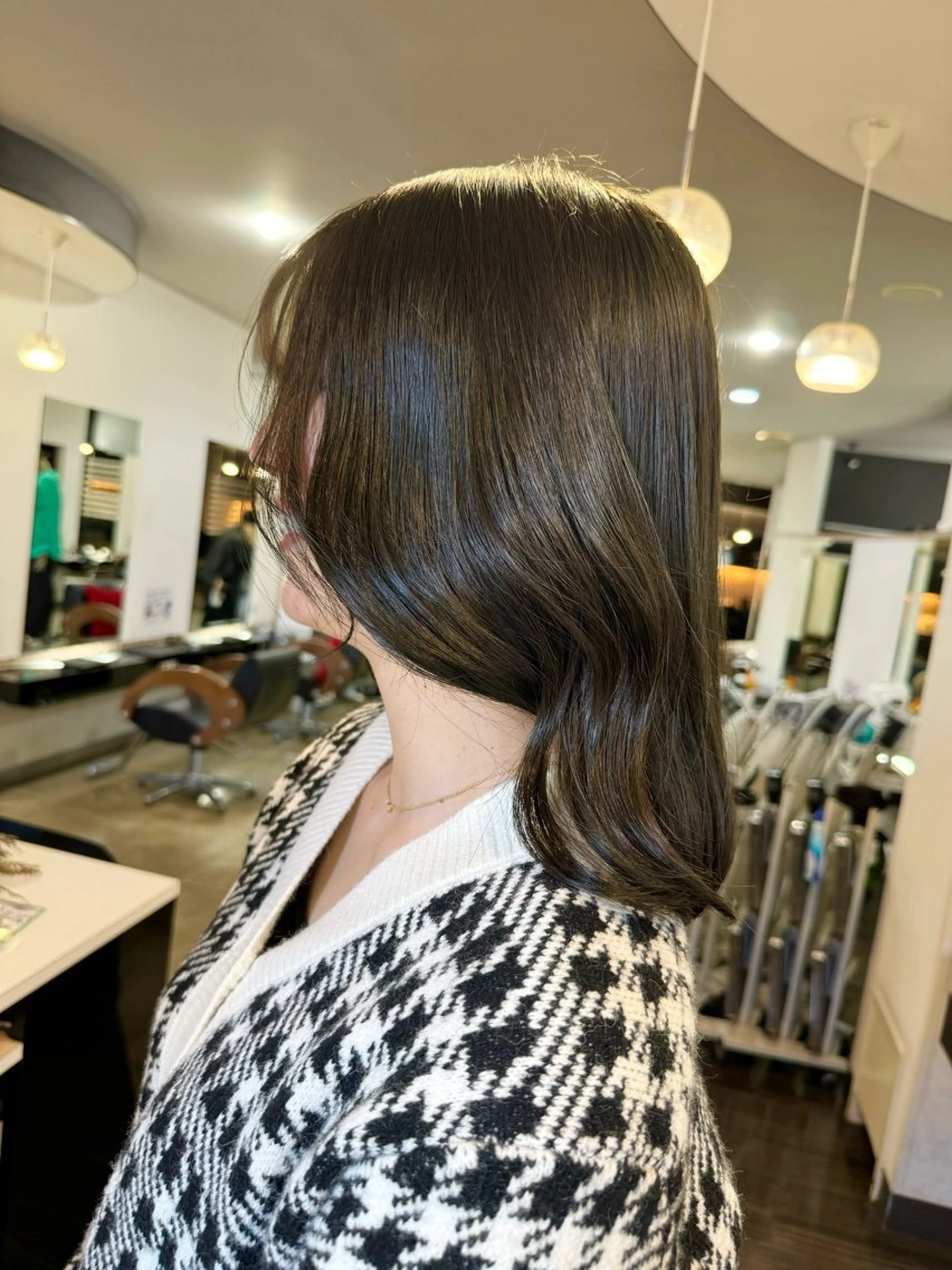 ミディアム ヘアカラー ✂️ 小倉ちか✂️のヘアスタイル