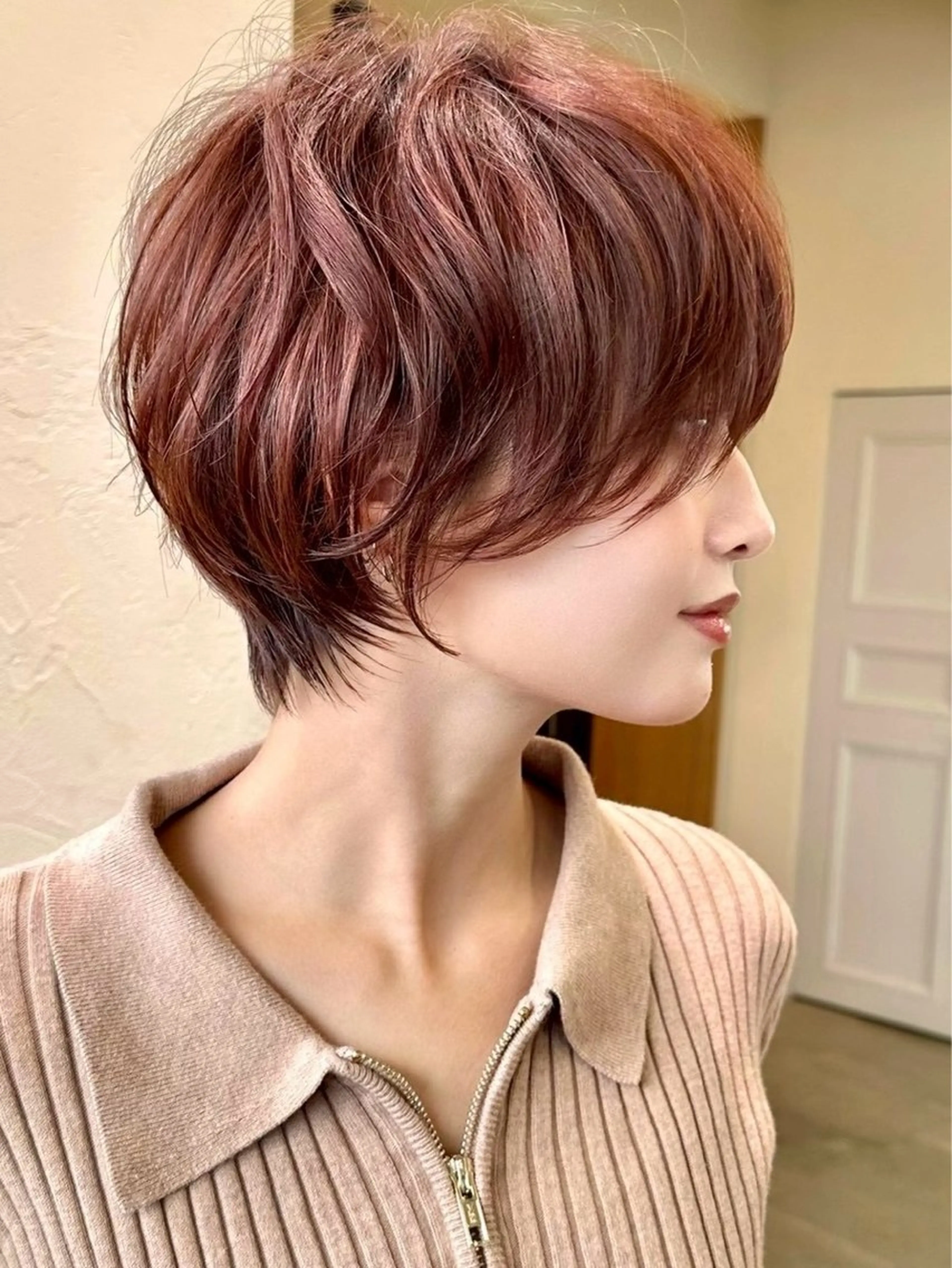ショート カラー ⭐️銀座/ショート/ 艶カラー/りょうがのヘアスタイル