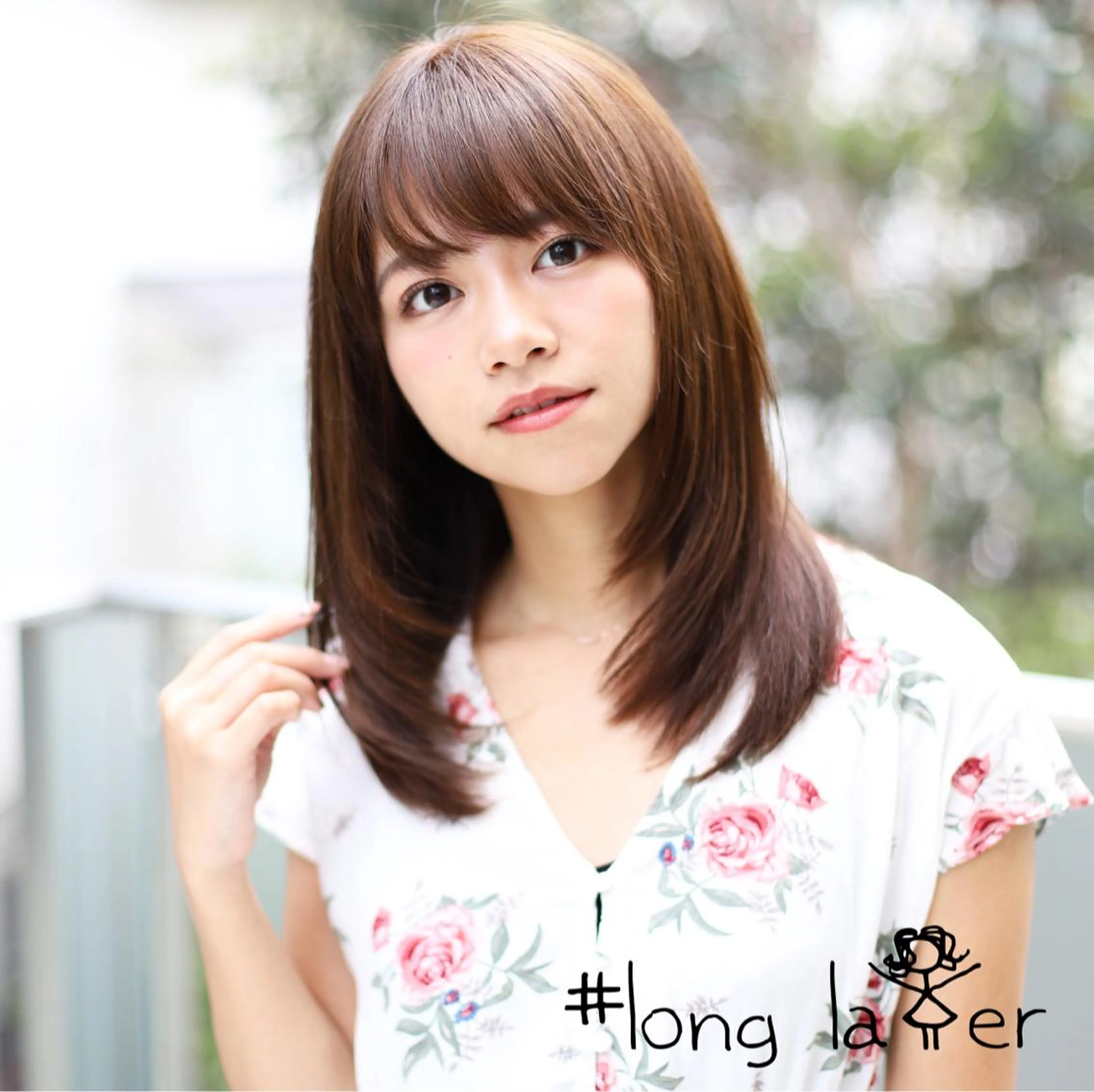 ロング くせ毛 顔周りカット 似合わせカット トリートメント 渋谷レイヤーカット❌ 縮毛矯正専門/武田涼のヘアスタイル