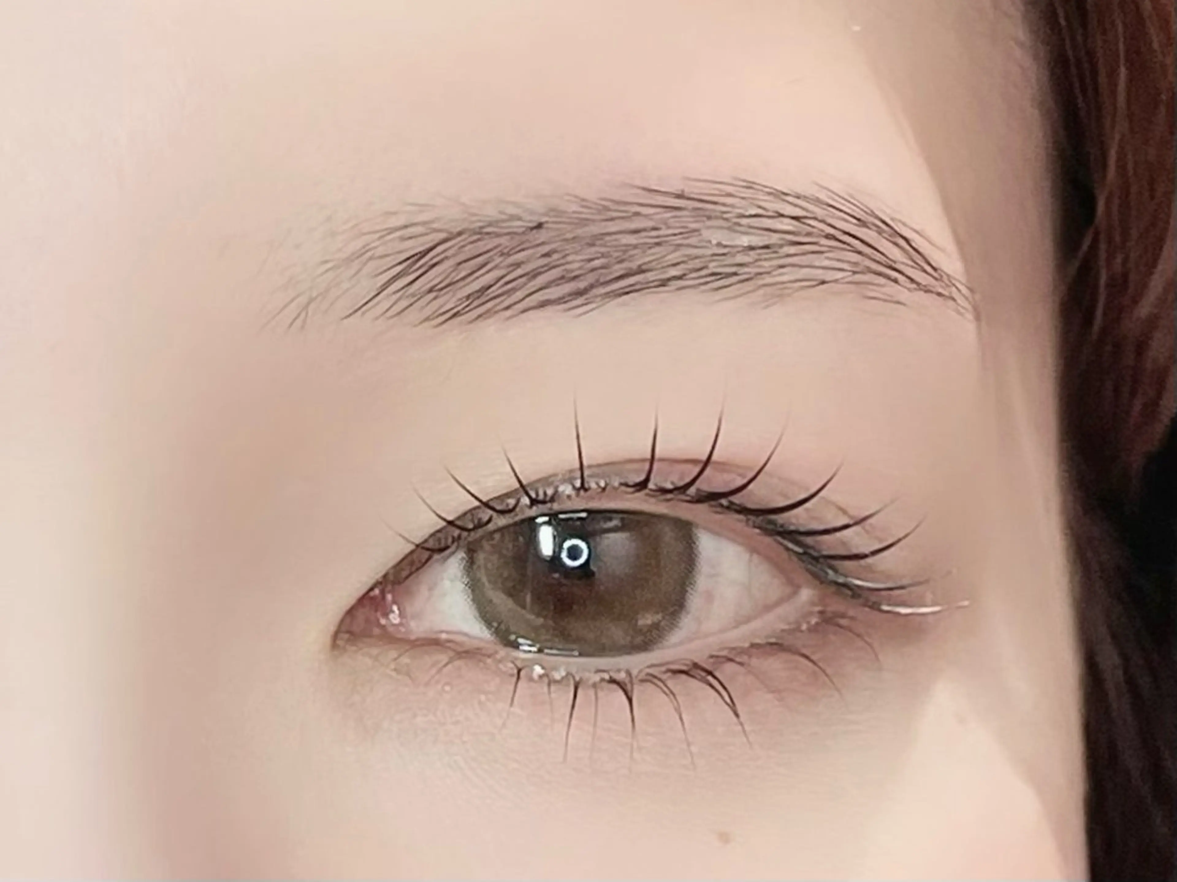 束感上下まつ毛パーマ🦋🐬の写真