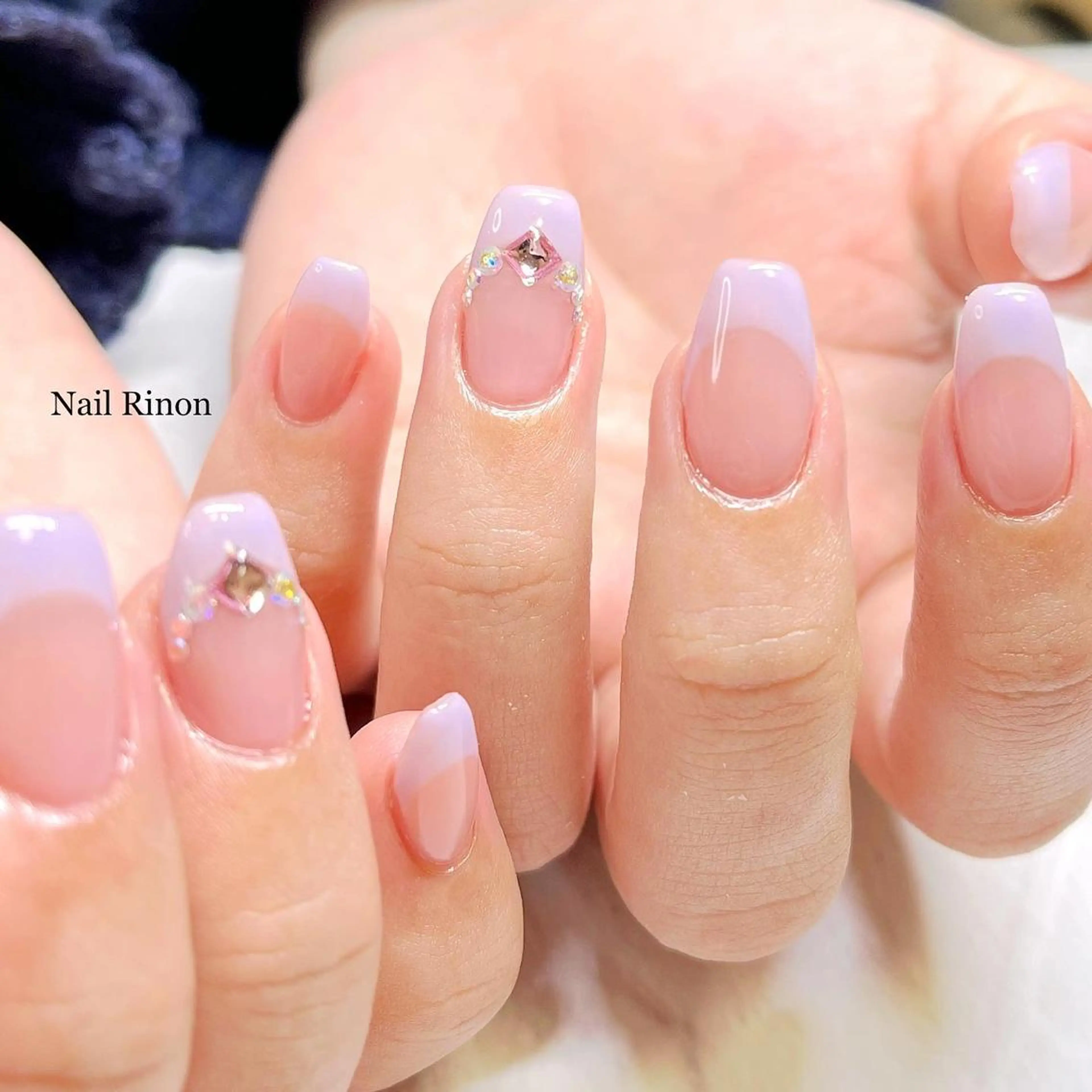 ネイル フレンチネイル ハンドネイル Nail Rinonのネイルデザイン