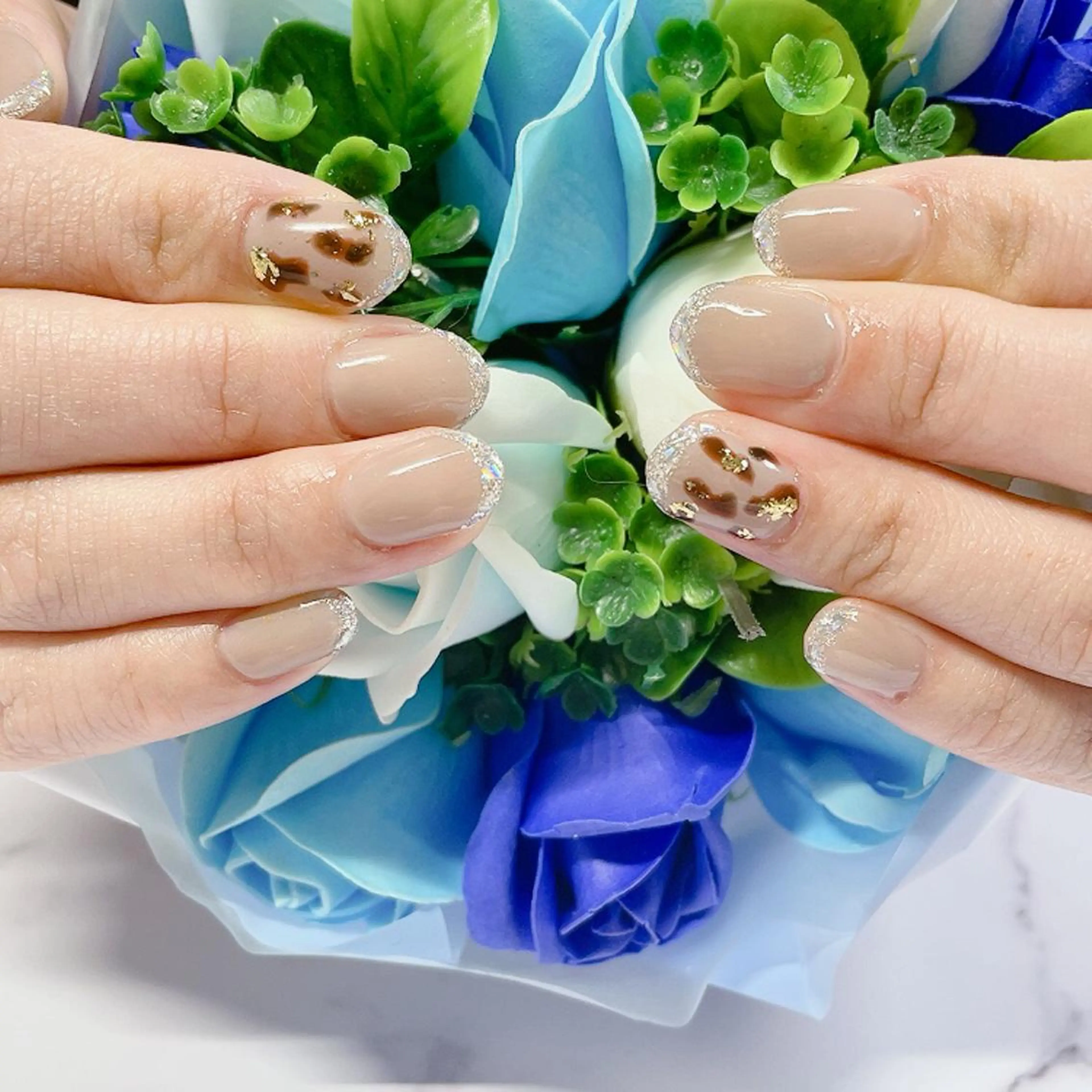 ネイル フレンチネイル 奥園 良恵のネイルデザイン