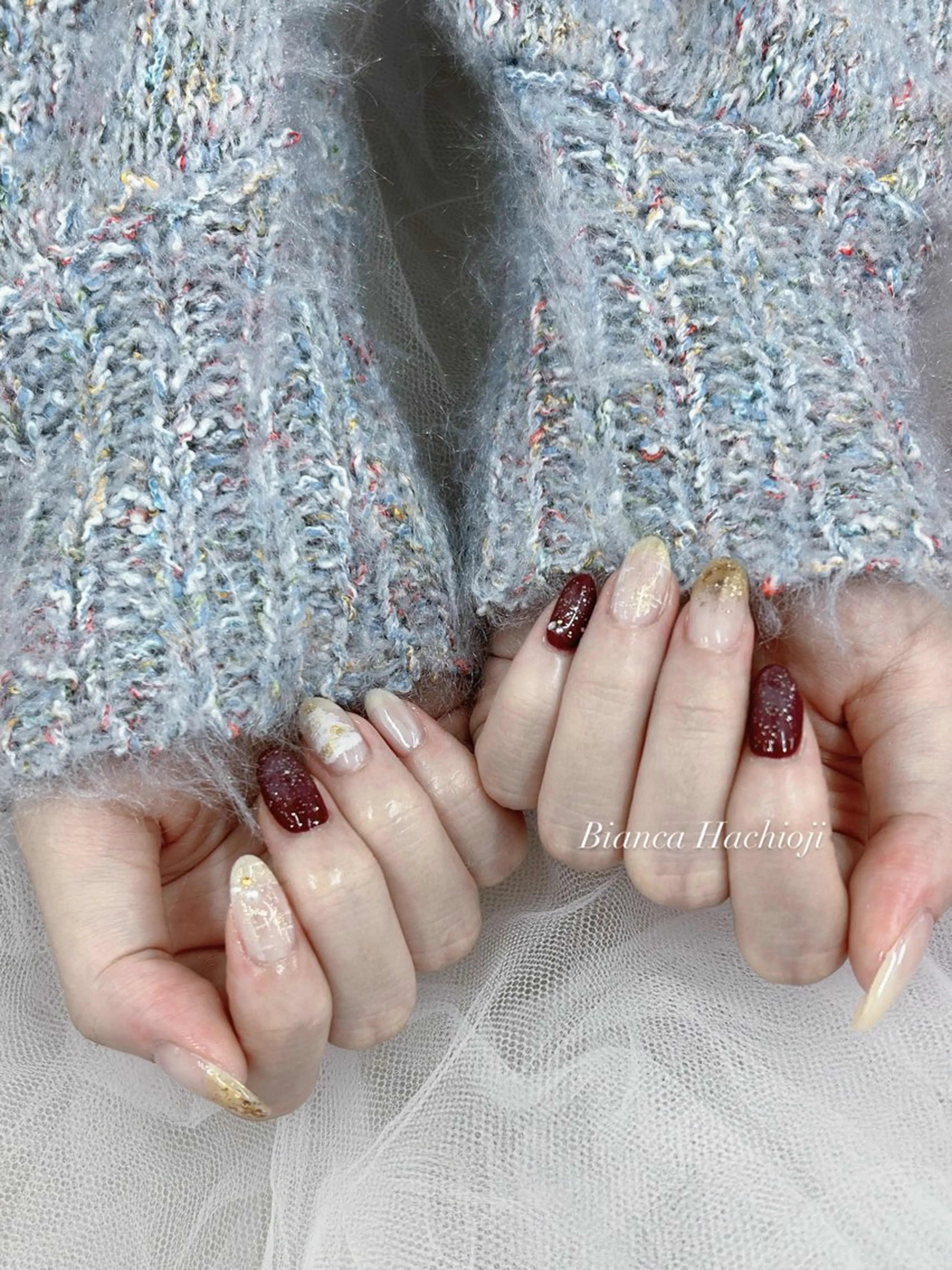 ネイル 𝑌𝑈𝑈𝐾𝐴 /ワンホン/量産型のネイルデザイン