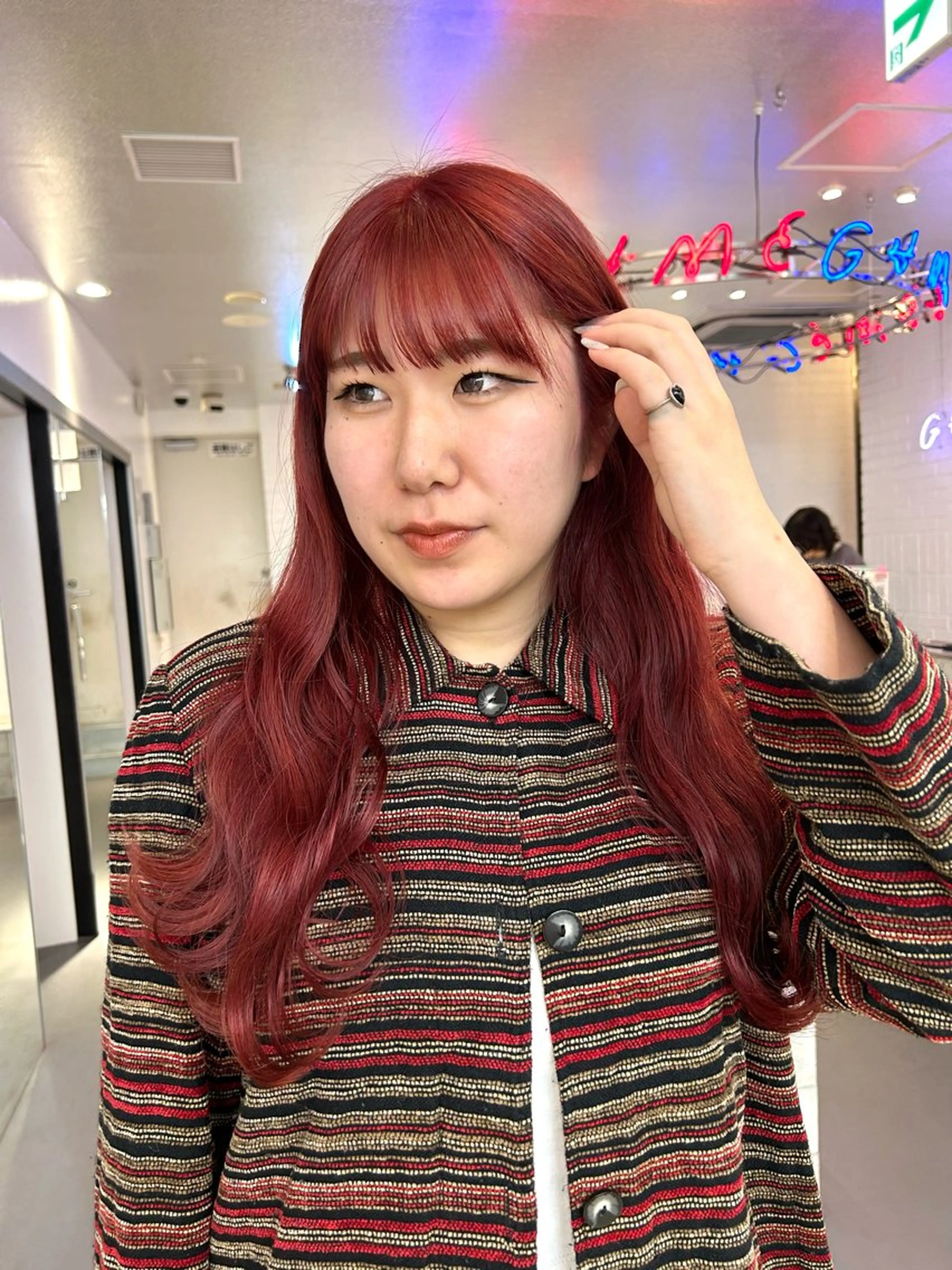 ロング カラー 🤍垢抜け♡透明感 カラーmoeka🤍のヘアスタイル