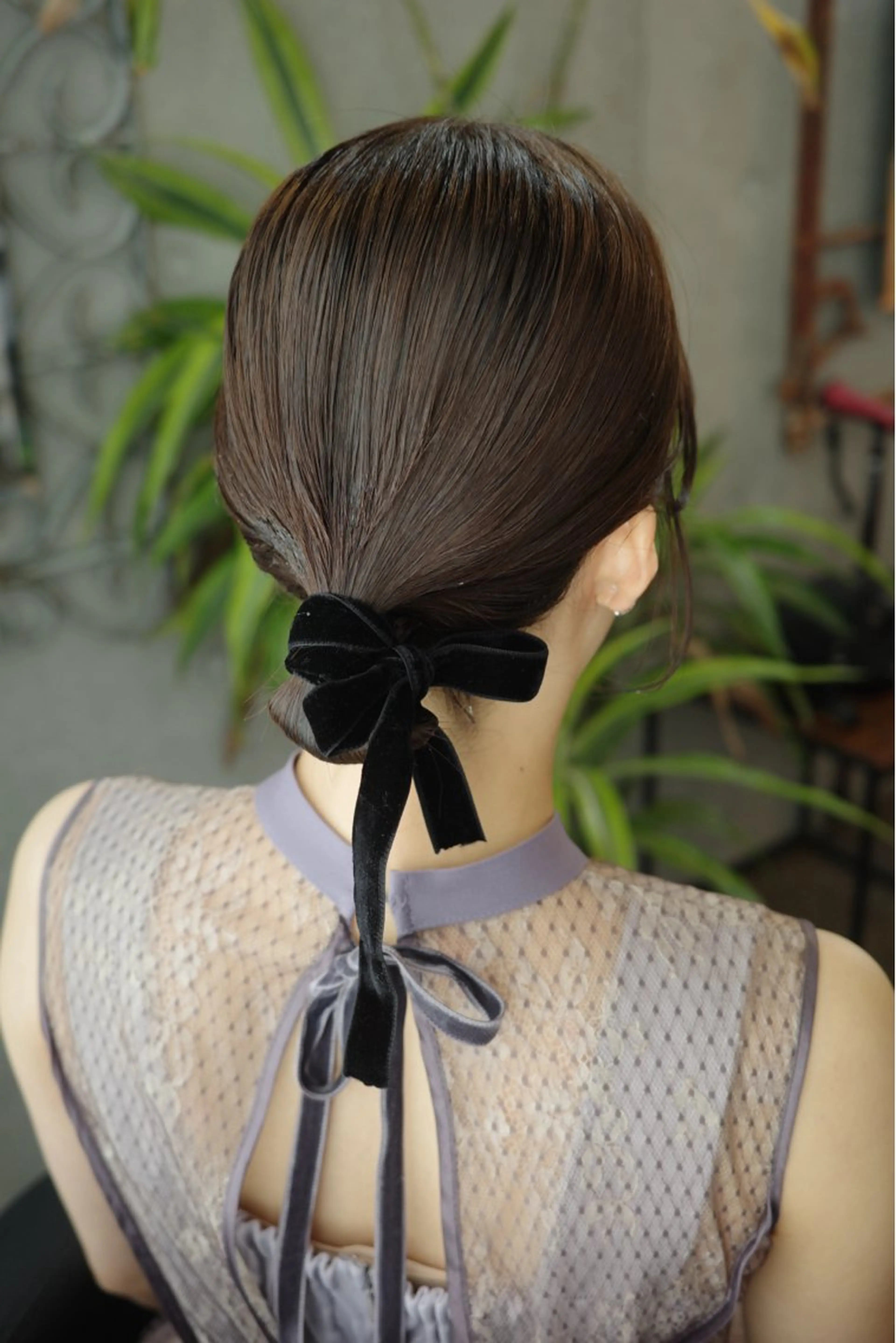 ミディアム ヘアセット モリモト サナのヘアスタイル