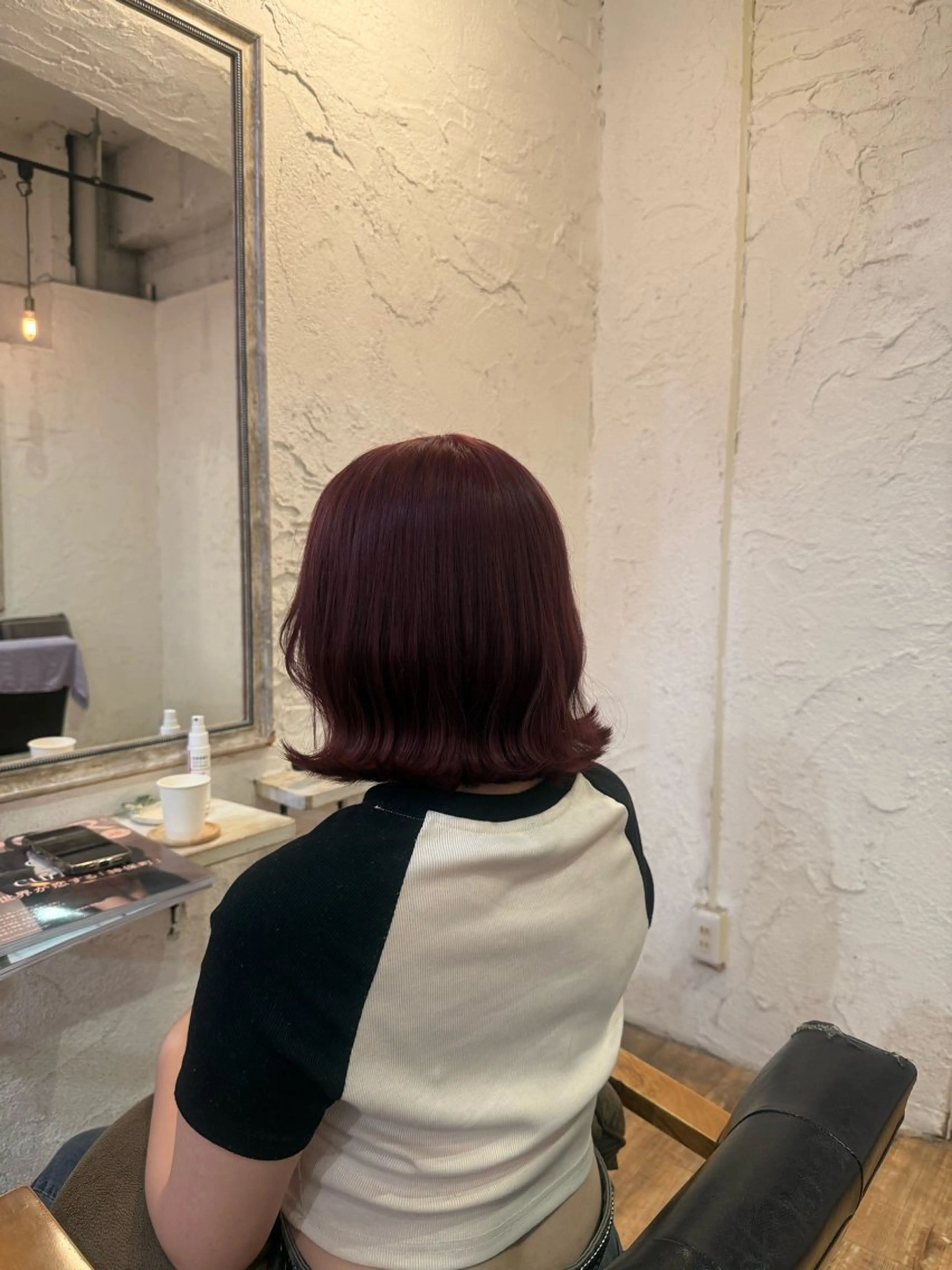 カラー 佐竹 渚のヘアスタイル