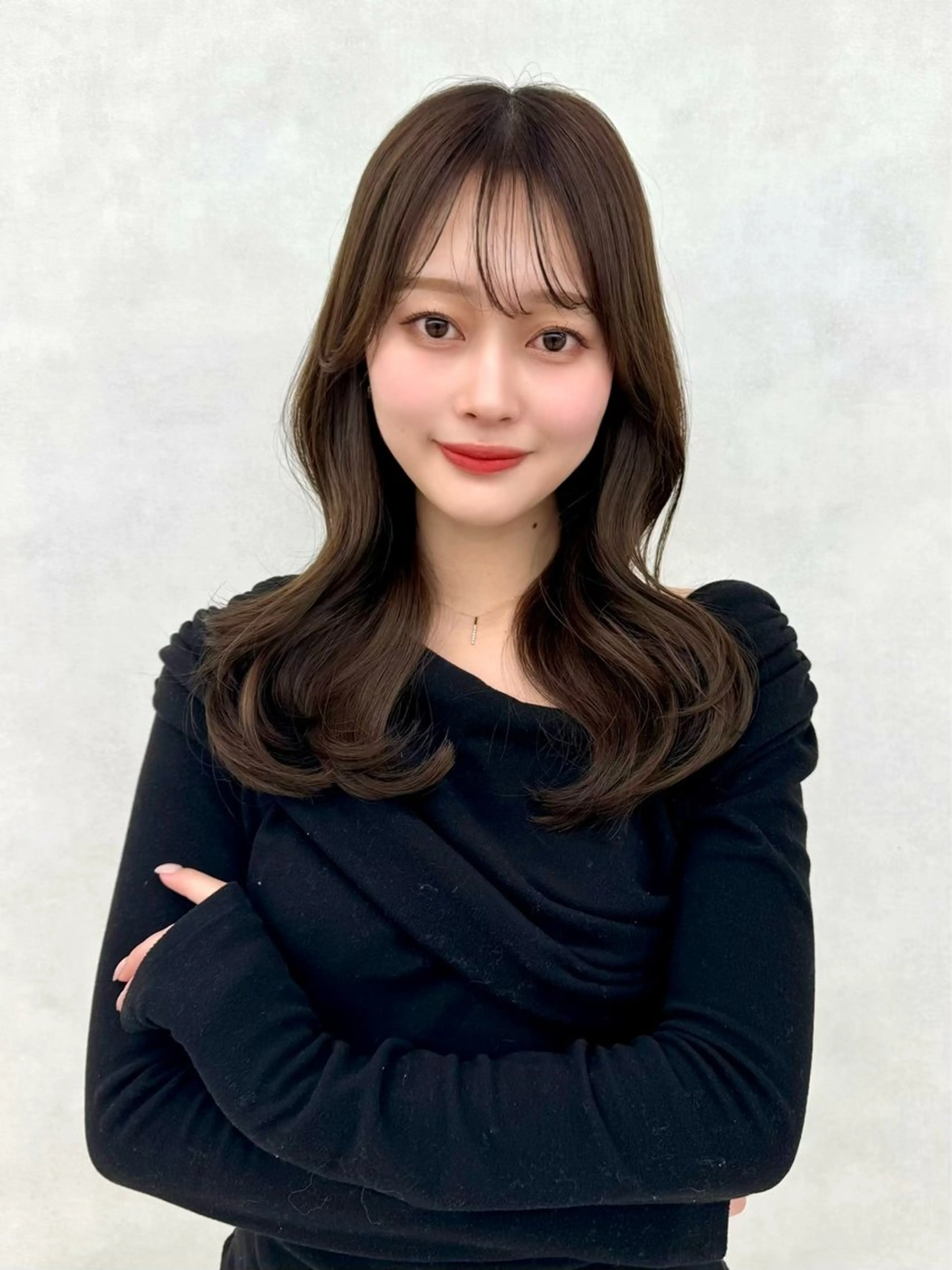 ロング 顔周り🇰🇷韓国 レイヤー/いづみ💞のヘアスタイル