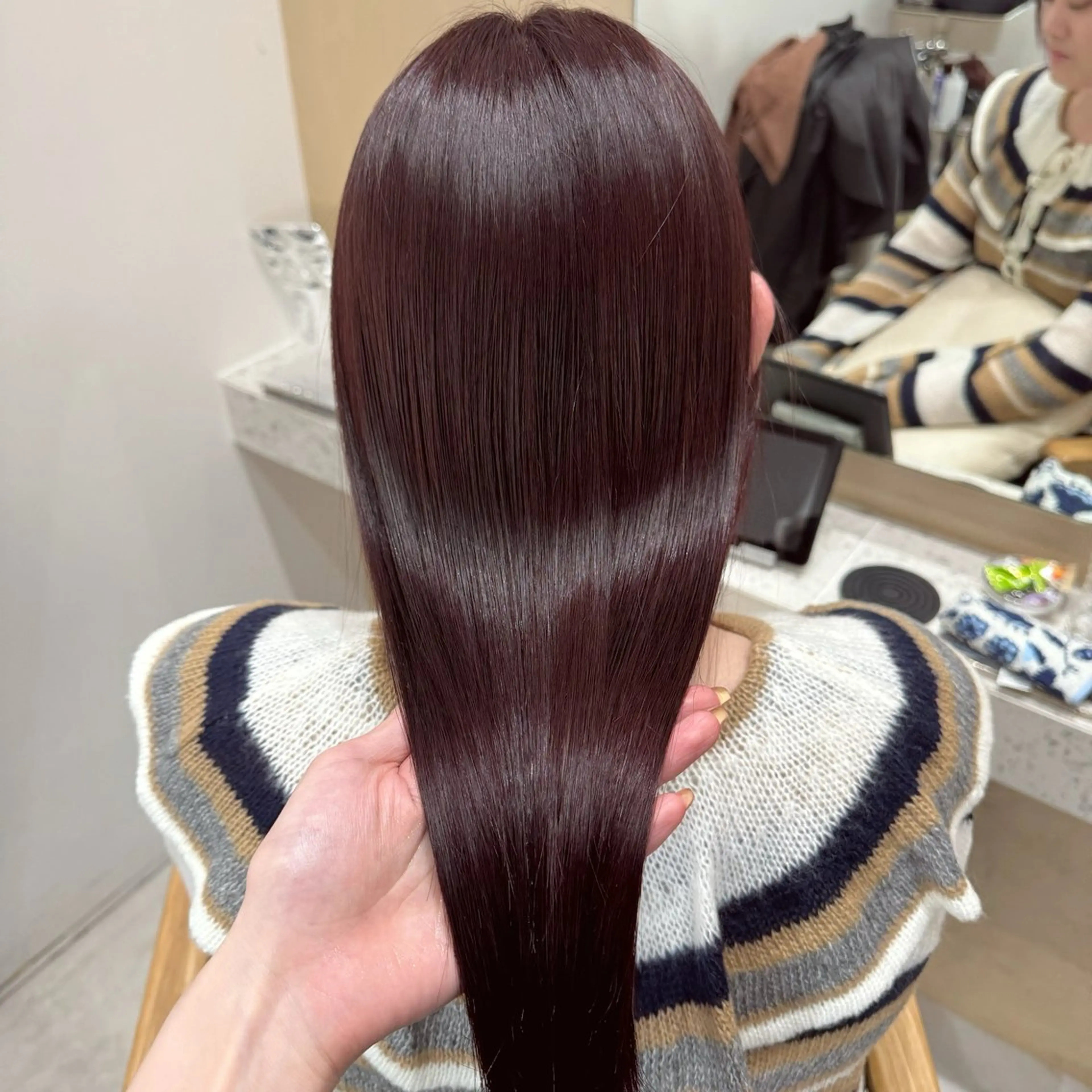 セミロング カラー カット ヘアカラー トリートメント 🌜美髪矯正/艶髪 /ボブ/こころ🌛のヘアスタイル