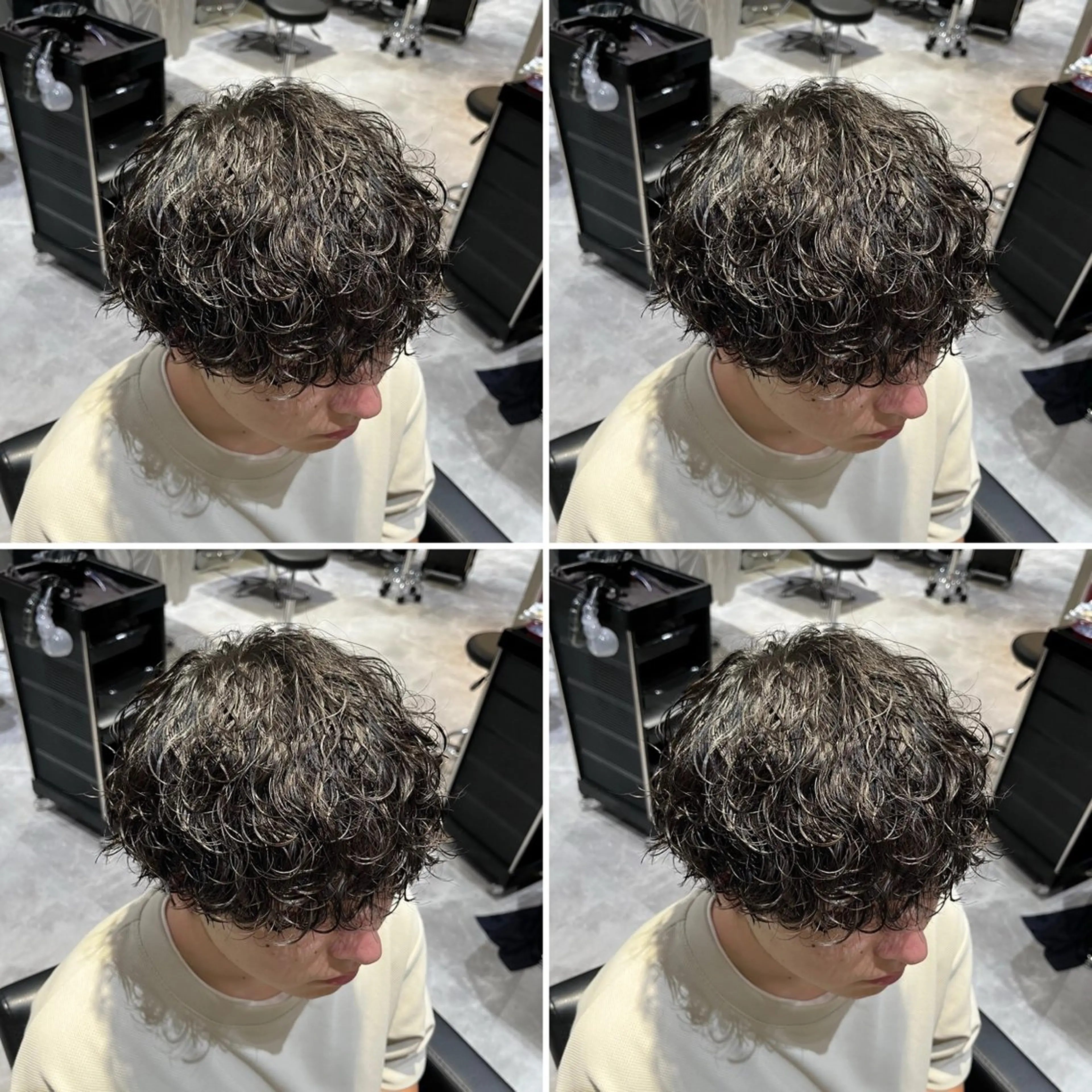 パーマ メンズ カット パーマ トリートメント ヘアセット 💈メンズパーマ特化 店長望月謙二郎💈のヘアスタイル